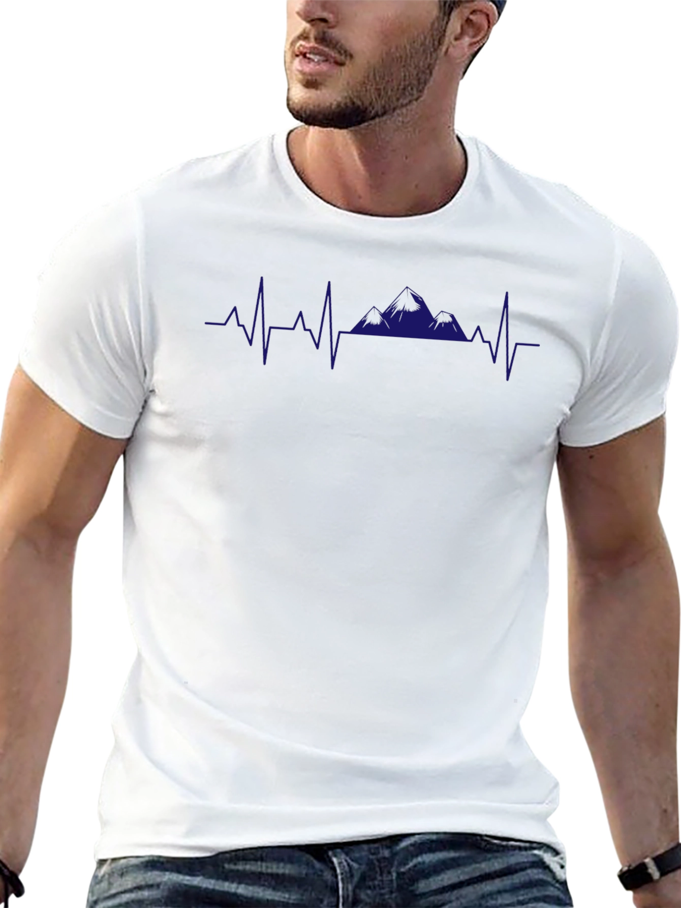 Mountain Heartbeat Graphic Tee - Adventure Ready