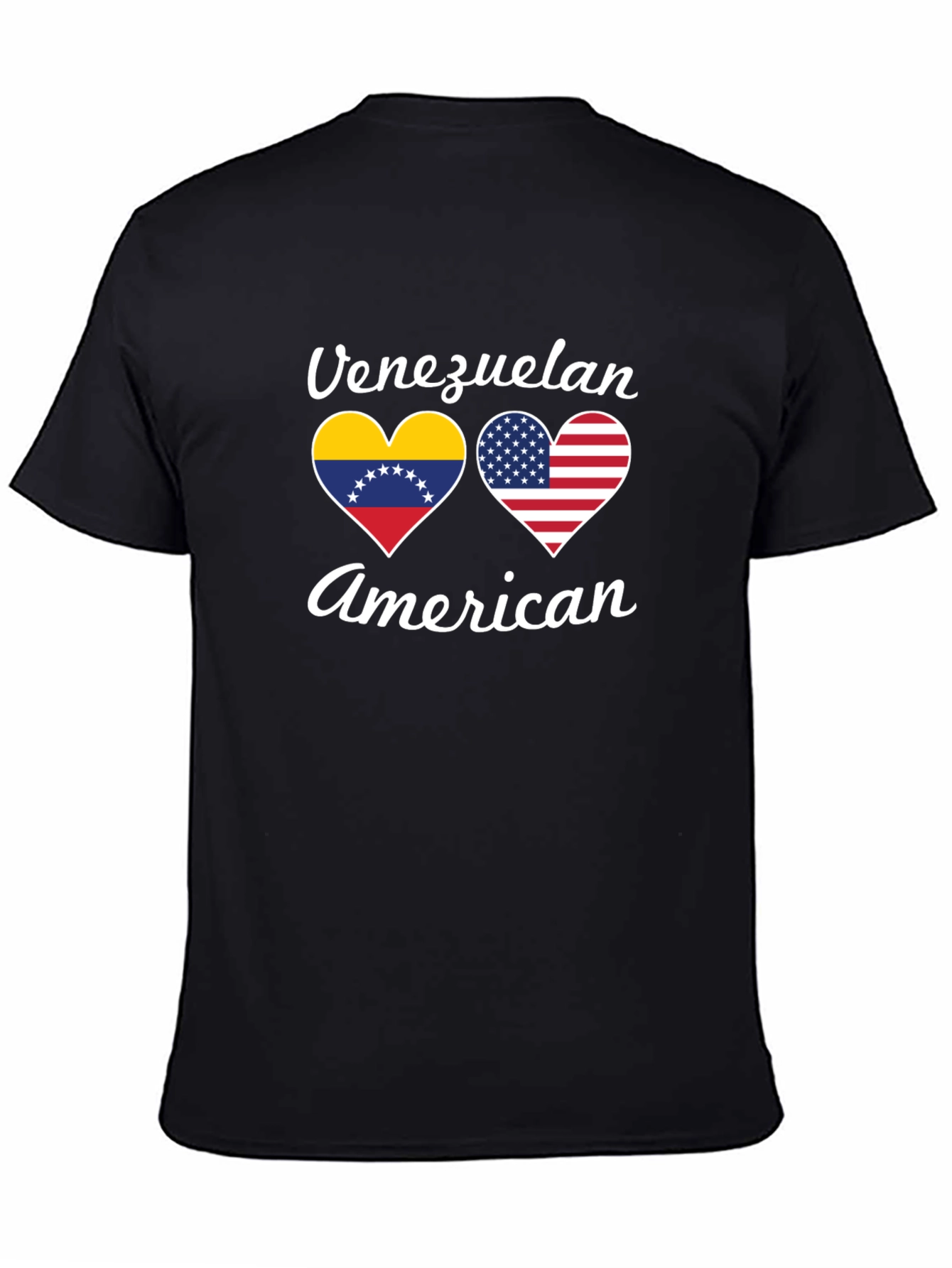 Venezuelan American Heart Flag T-Shirt