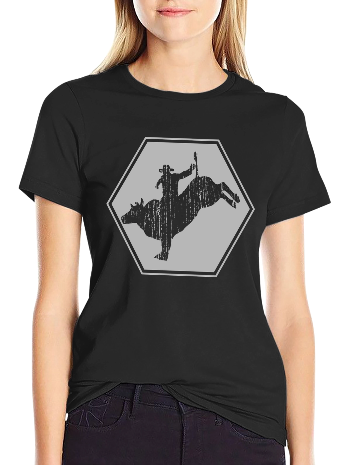 Rodeo Bull Rider Graphic Tee