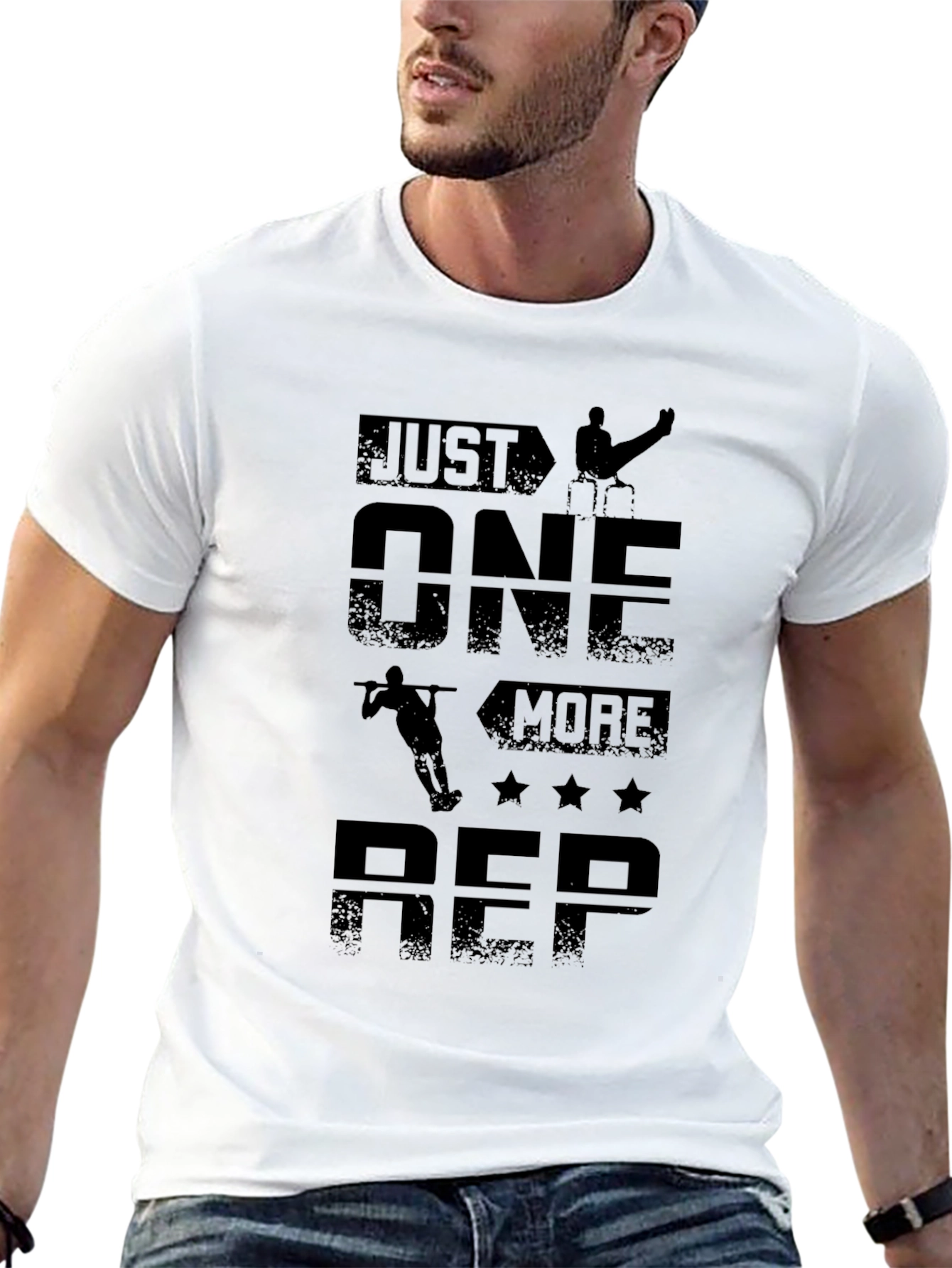 Just One More Rep T-Shirt - Fitness Apparel