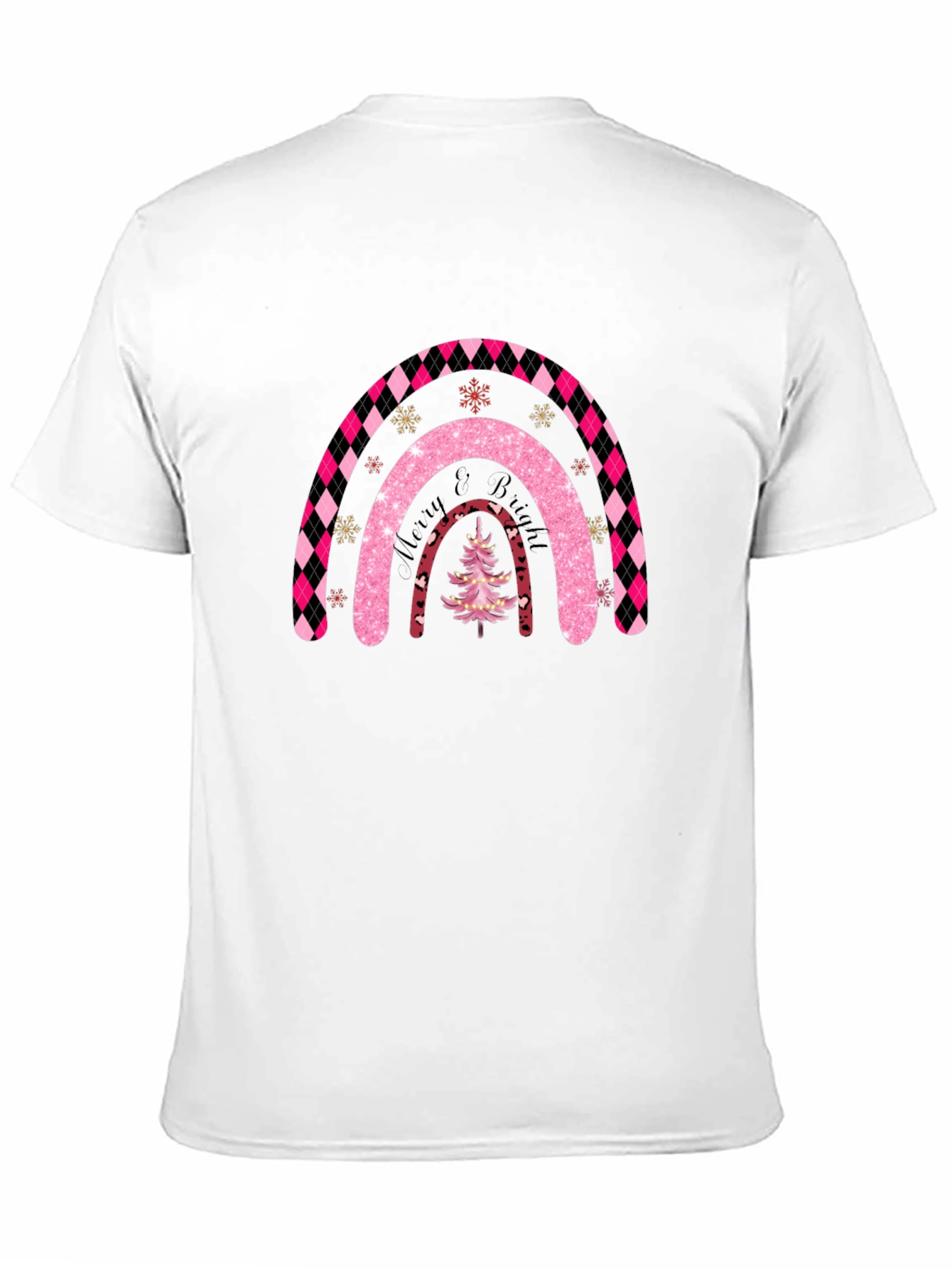Festive Rainbow Christmas Tree T-Shirt