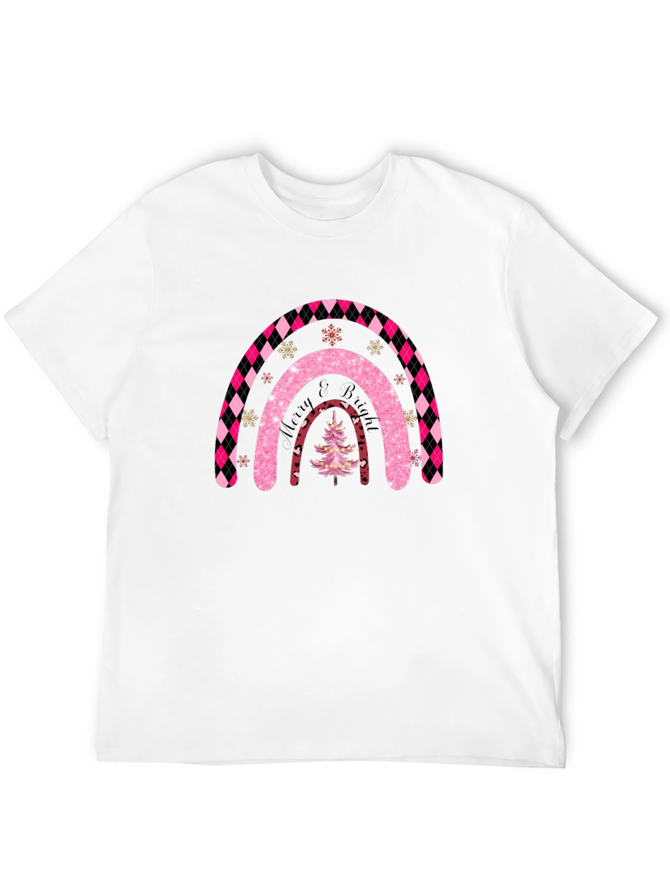 Festive Rainbow Christmas Tree T-Shirt