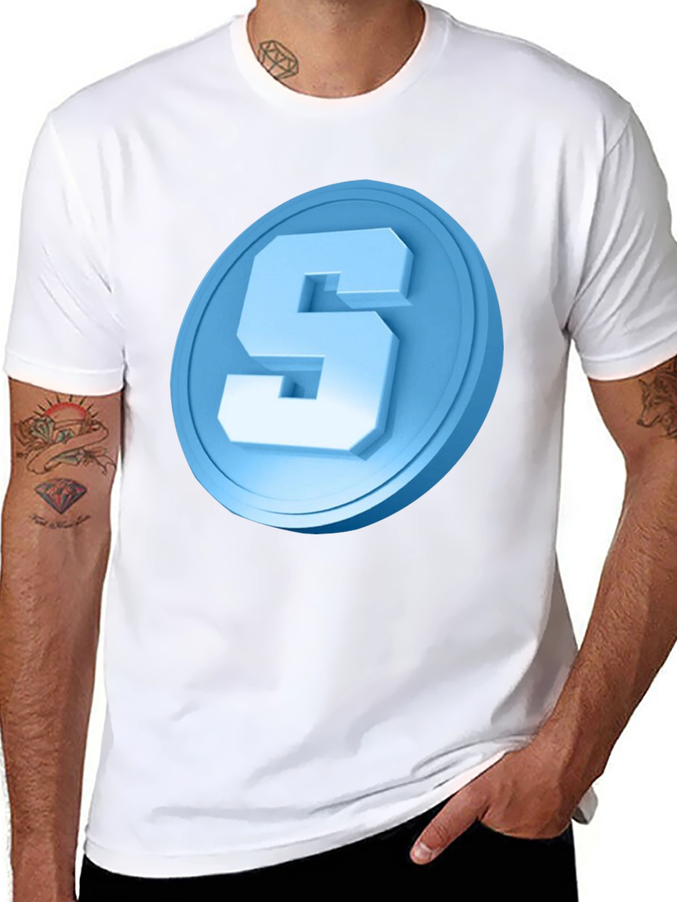 Number 5 Graphic Tee - Casual Comfort