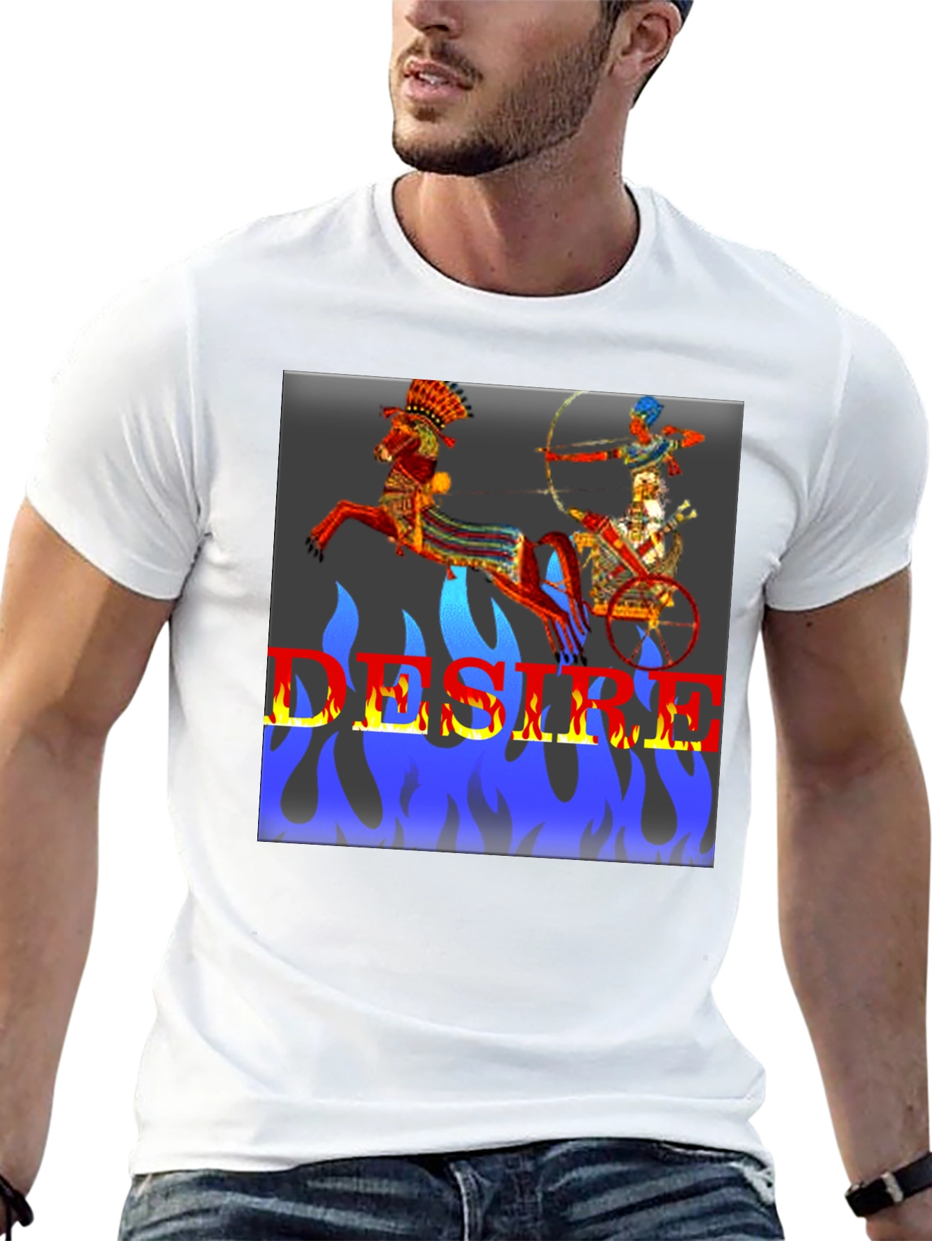 Desire Egyptian Chariot Graphic T-Shirt