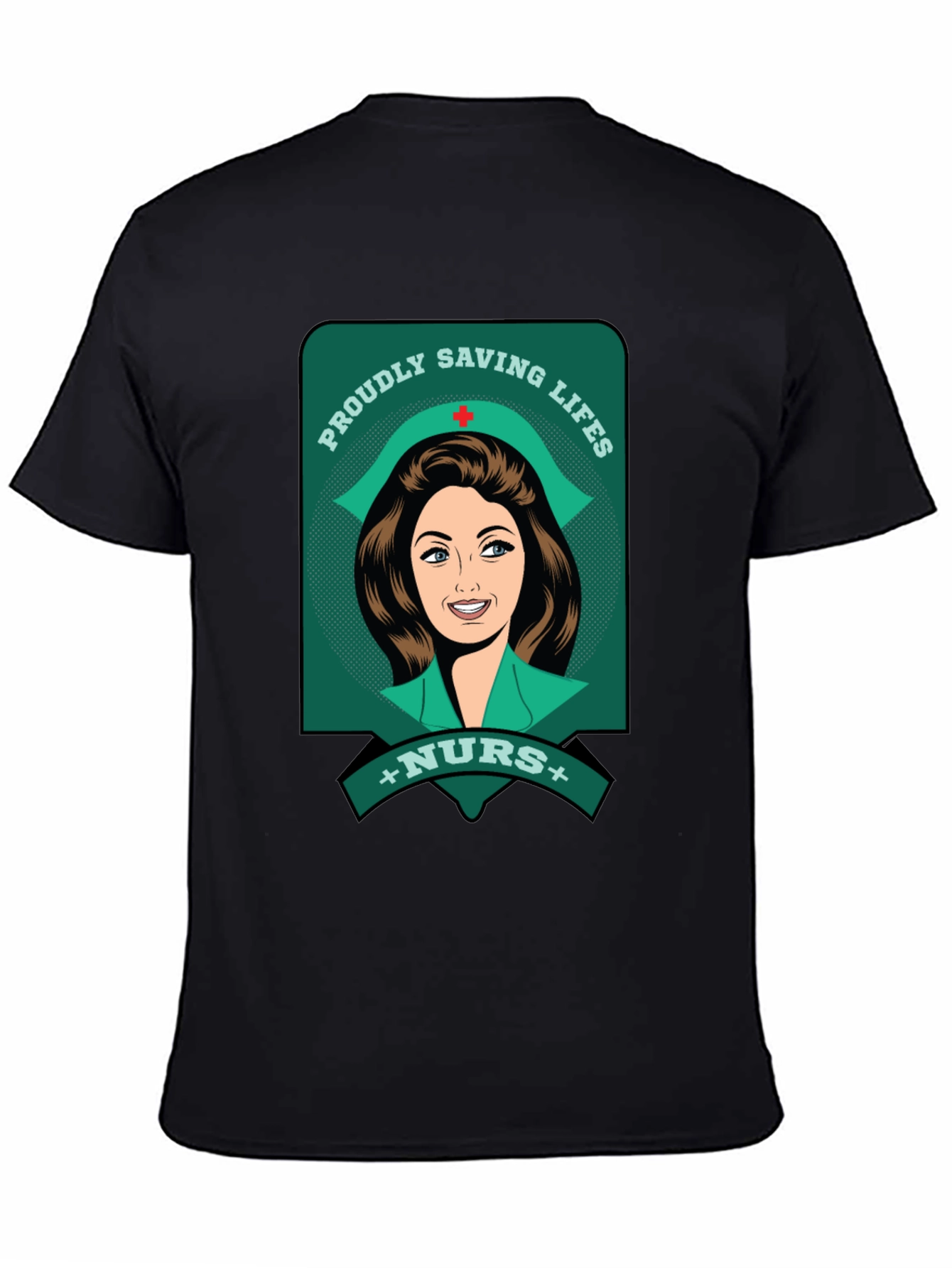 Proudly Saving Lives Nurse T-Shirt