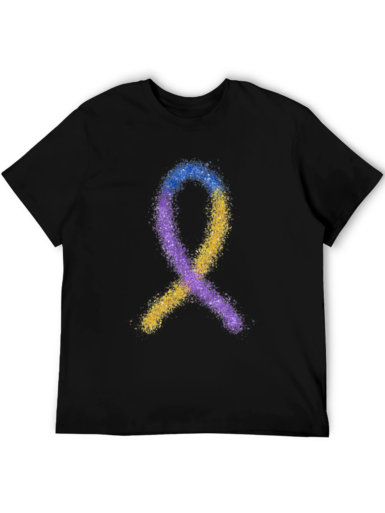 Awareness Ribbon T-Shirt - Black
