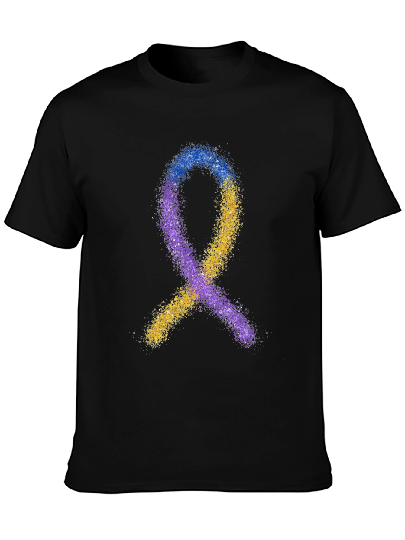 Awareness Ribbon T-Shirt - Black