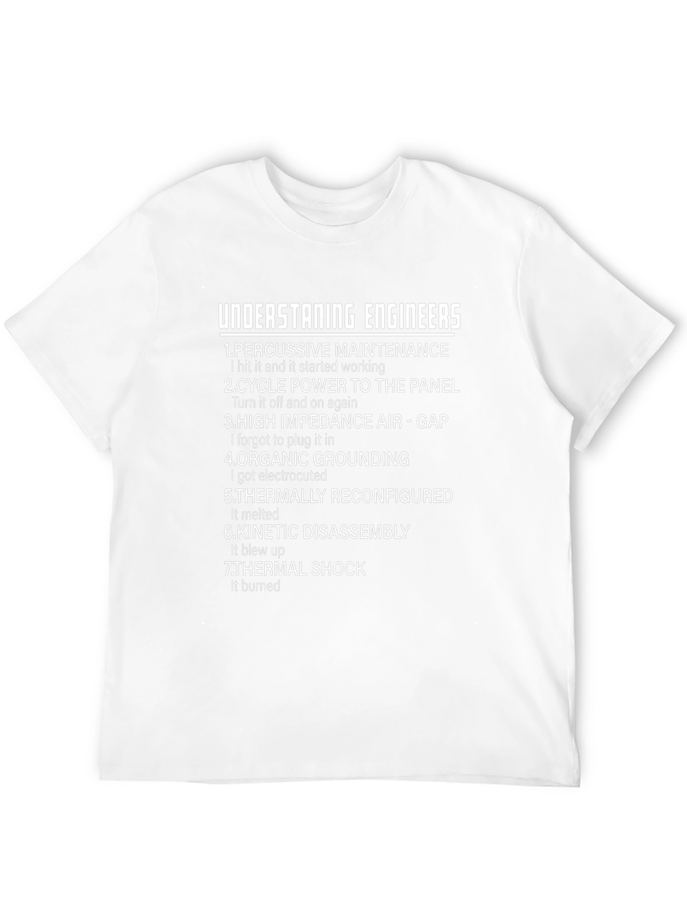 Understanding Engineers Black T-Shirt