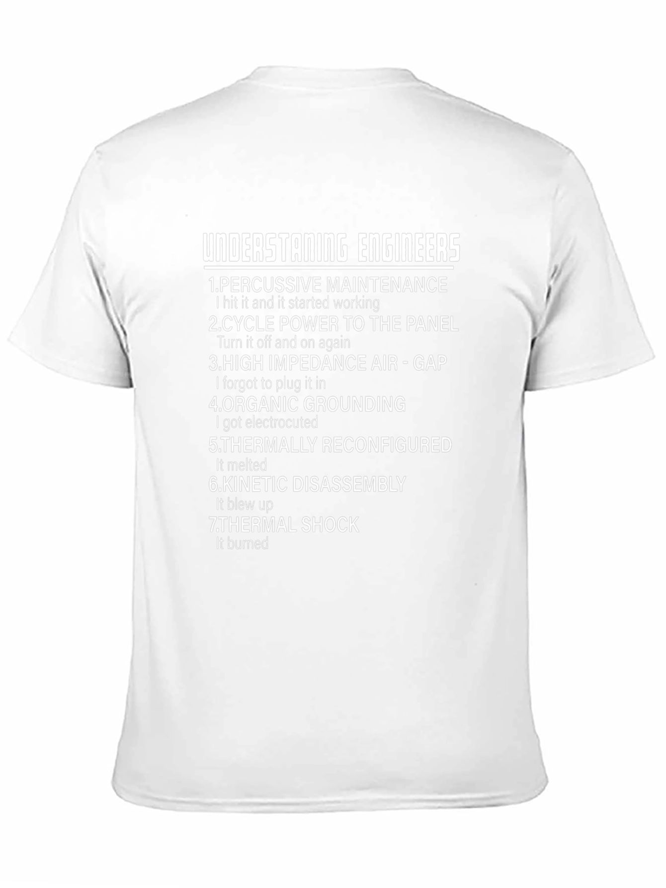 Understanding Engineers Black T-Shirt