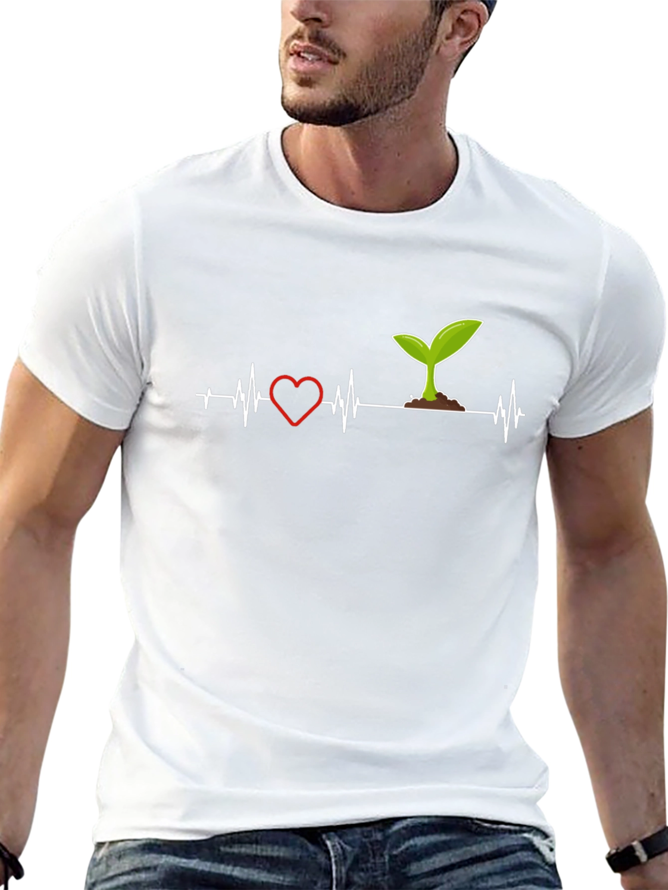 Heartbeat Seedling T-Shirt - Grow Your Passion!