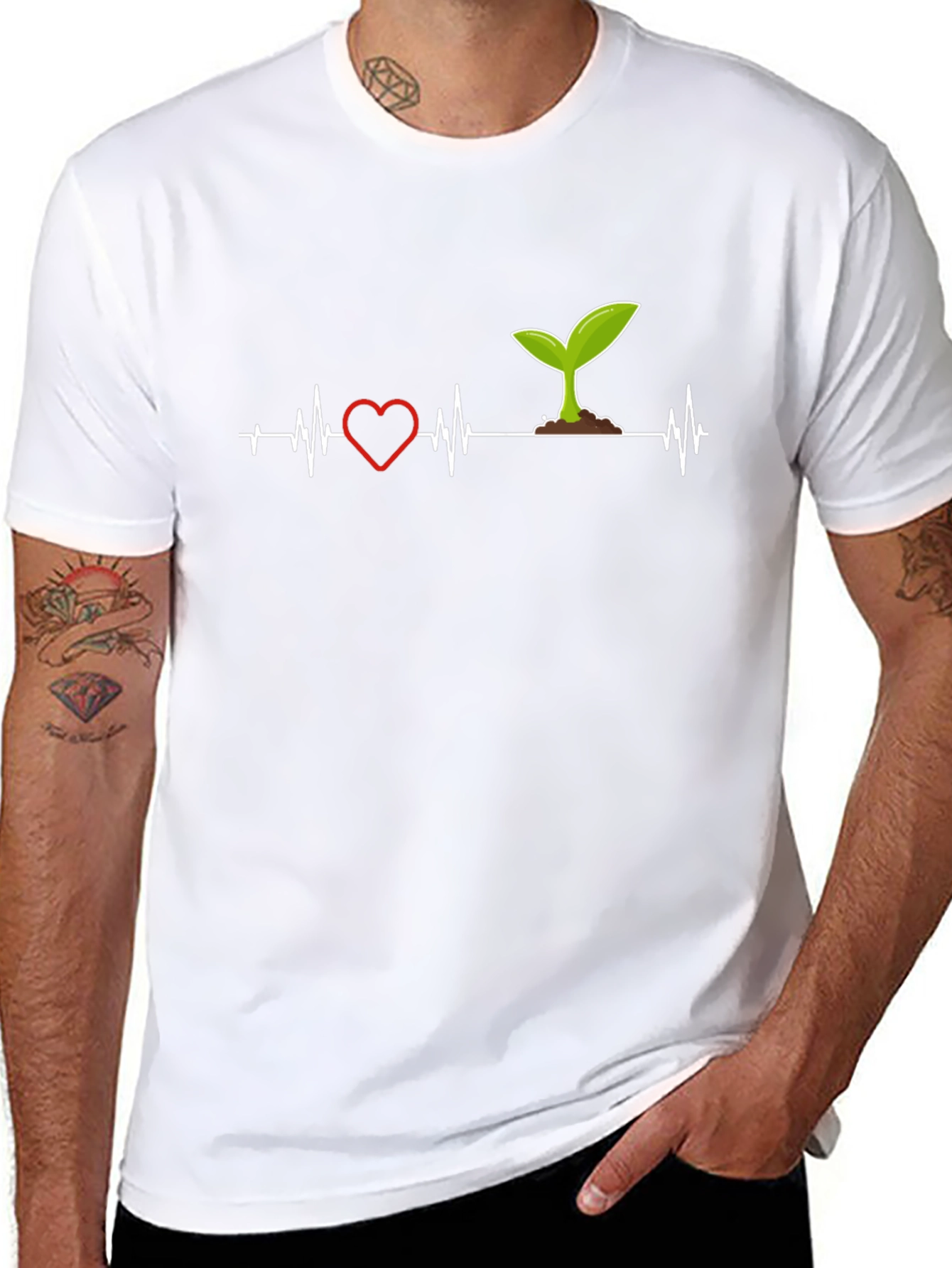 Heartbeat Seedling T-Shirt - Grow Your Passion!