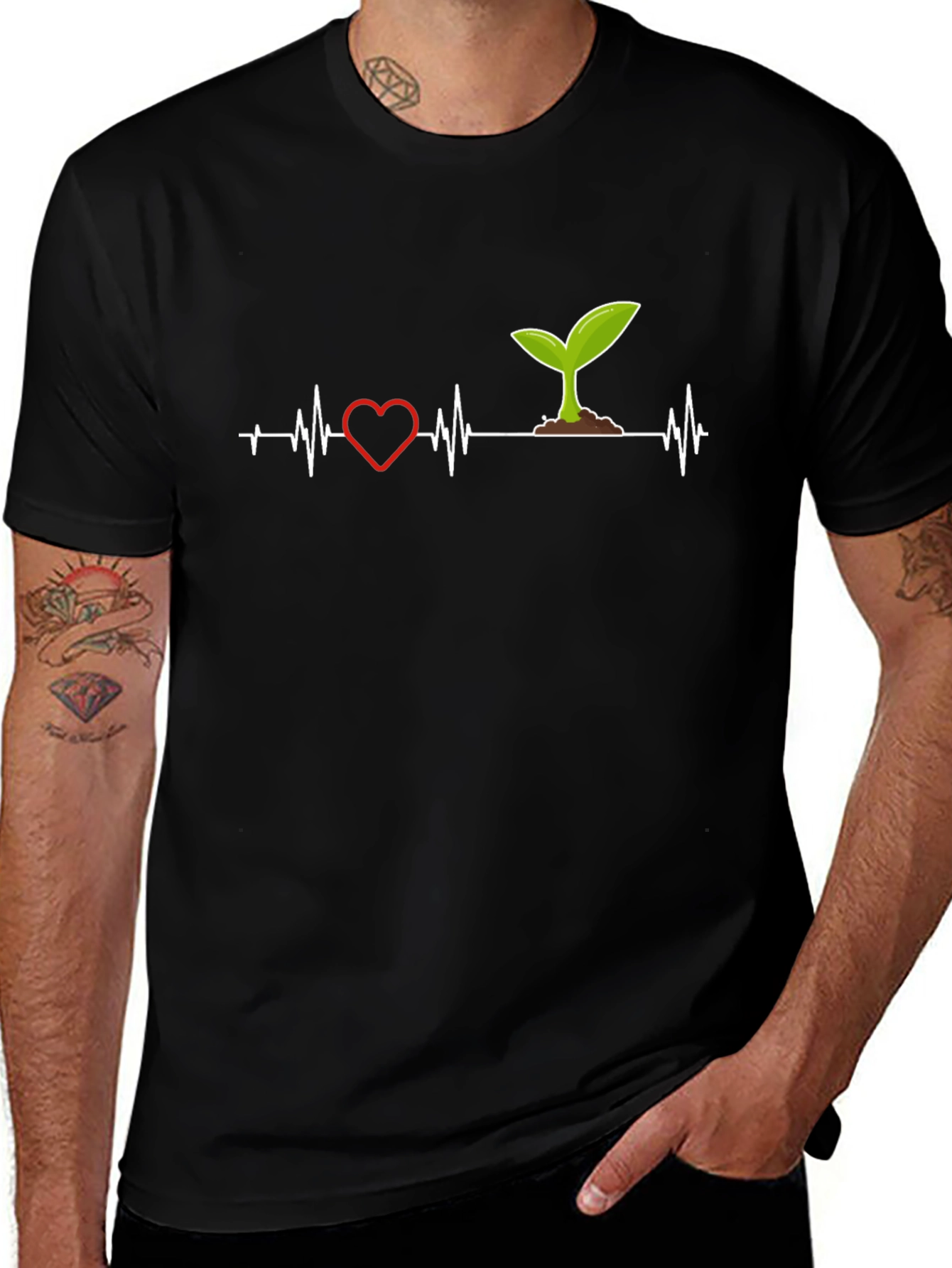 Heartbeat Seedling T-Shirt - Grow Your Passion!
