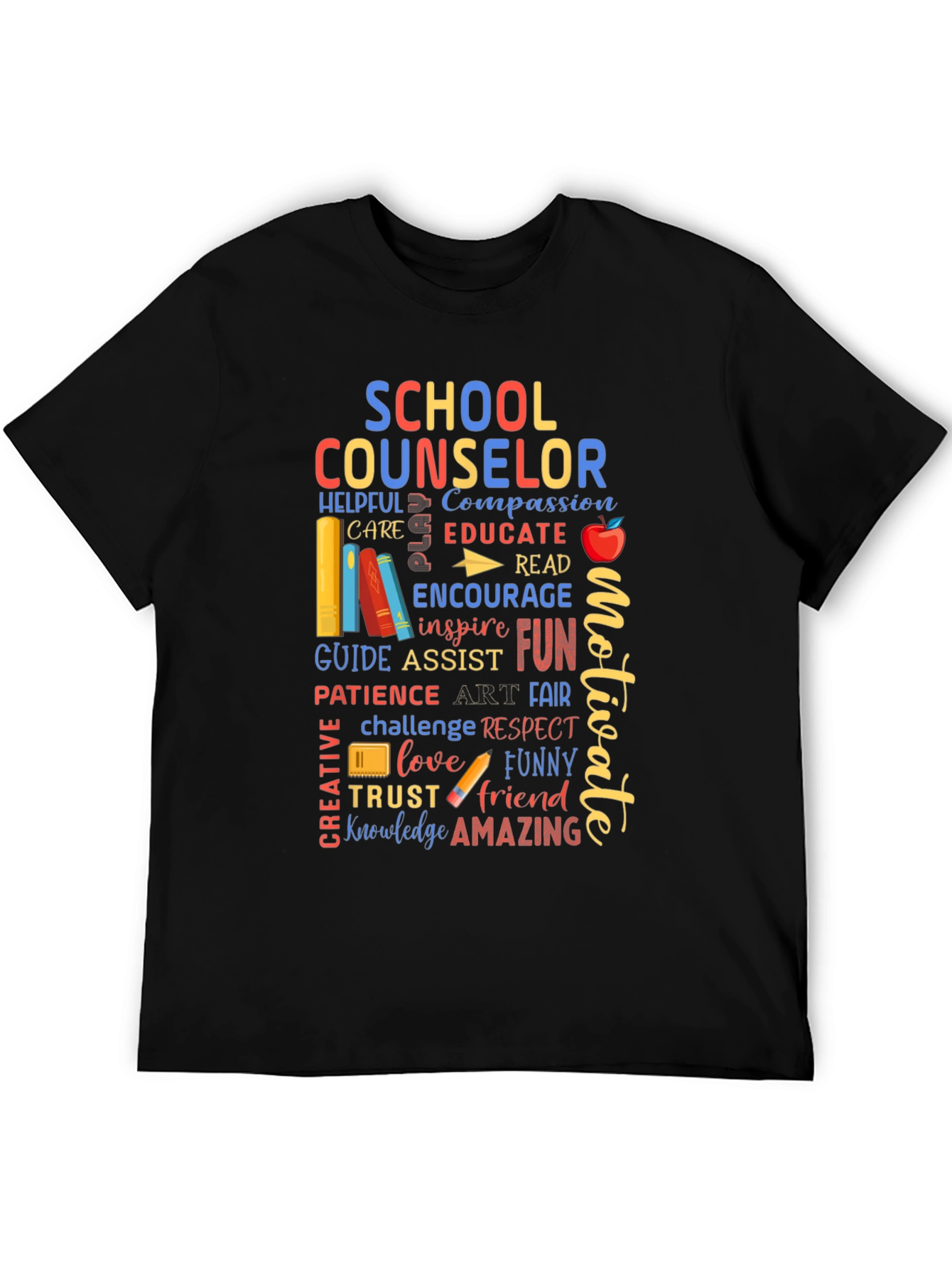 School Counselor Word Art T-Shirt