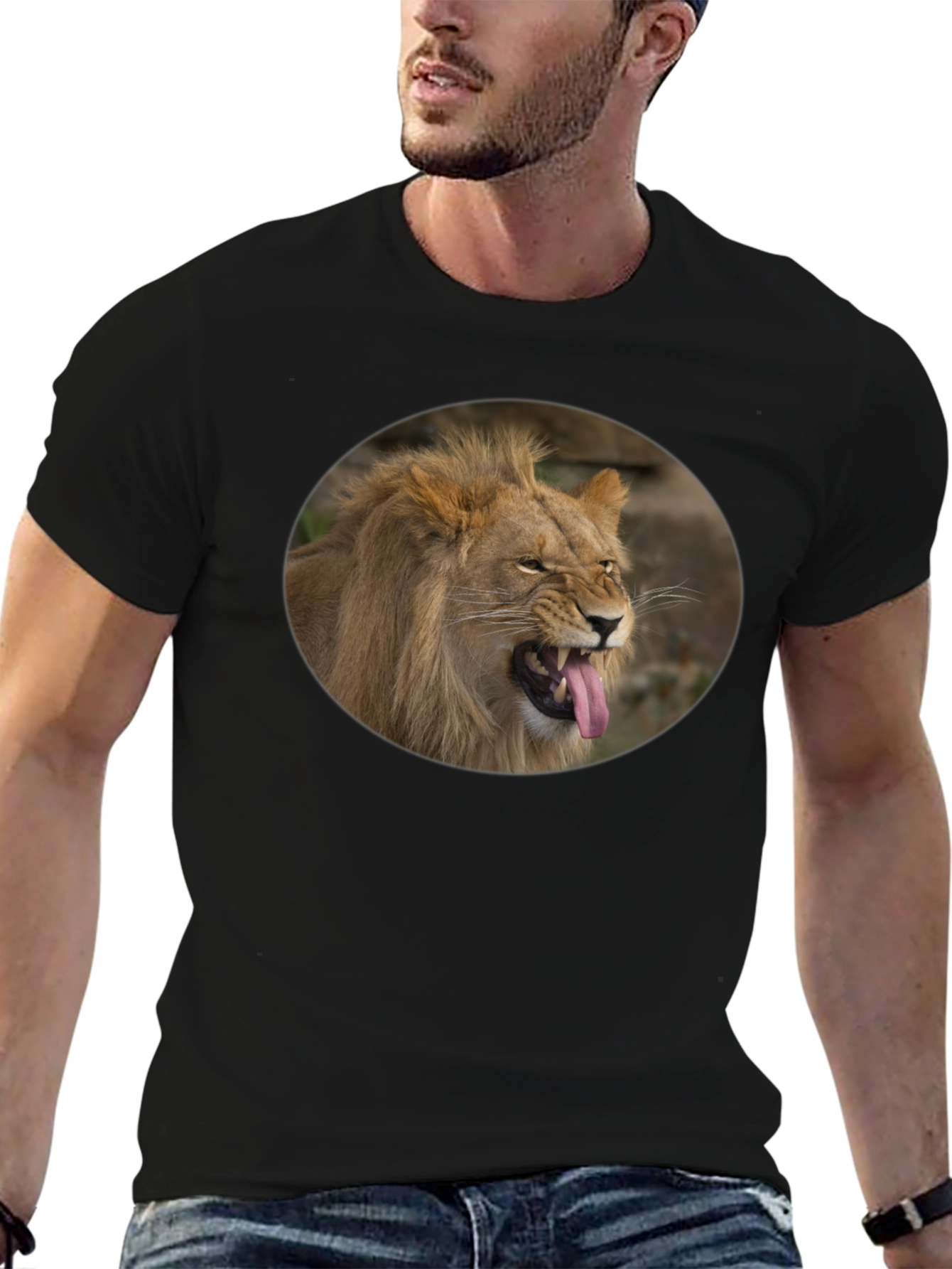 Lion Tongue T-Shirt - Mens Graphic Tee