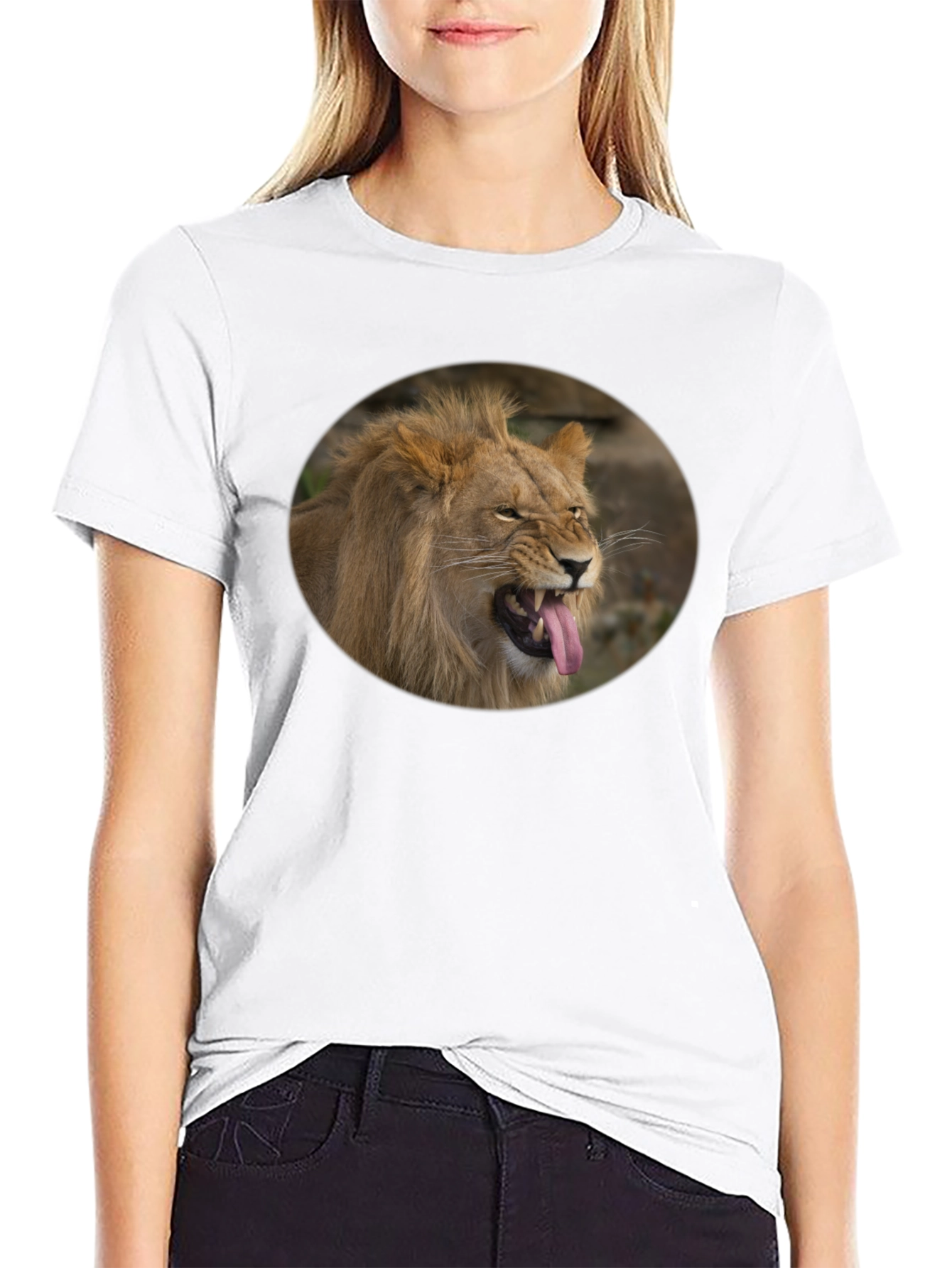 Lion Tongue T-Shirt - Mens Graphic Tee