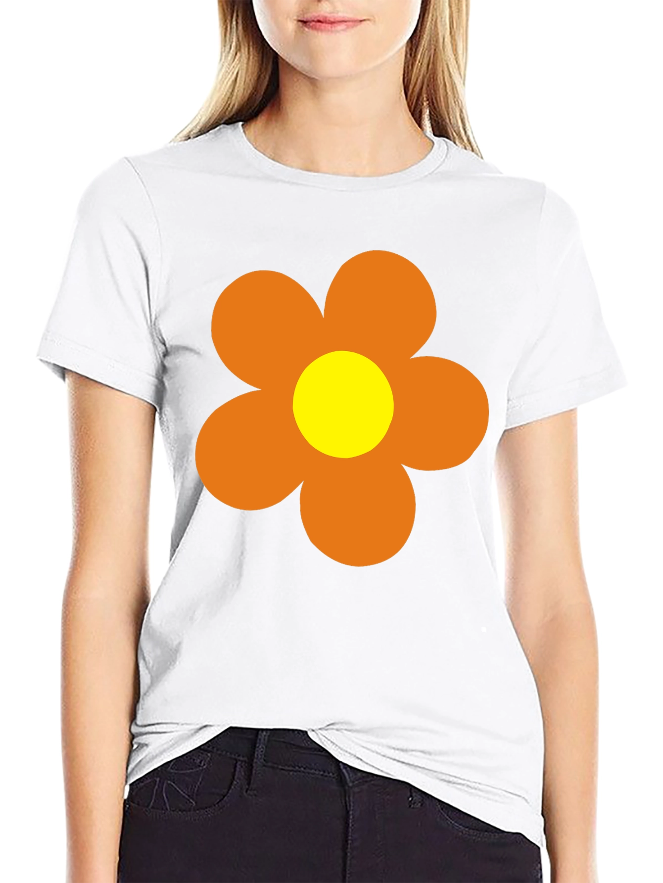 Retro Flower Power T-Shirt - 60s 70s Style