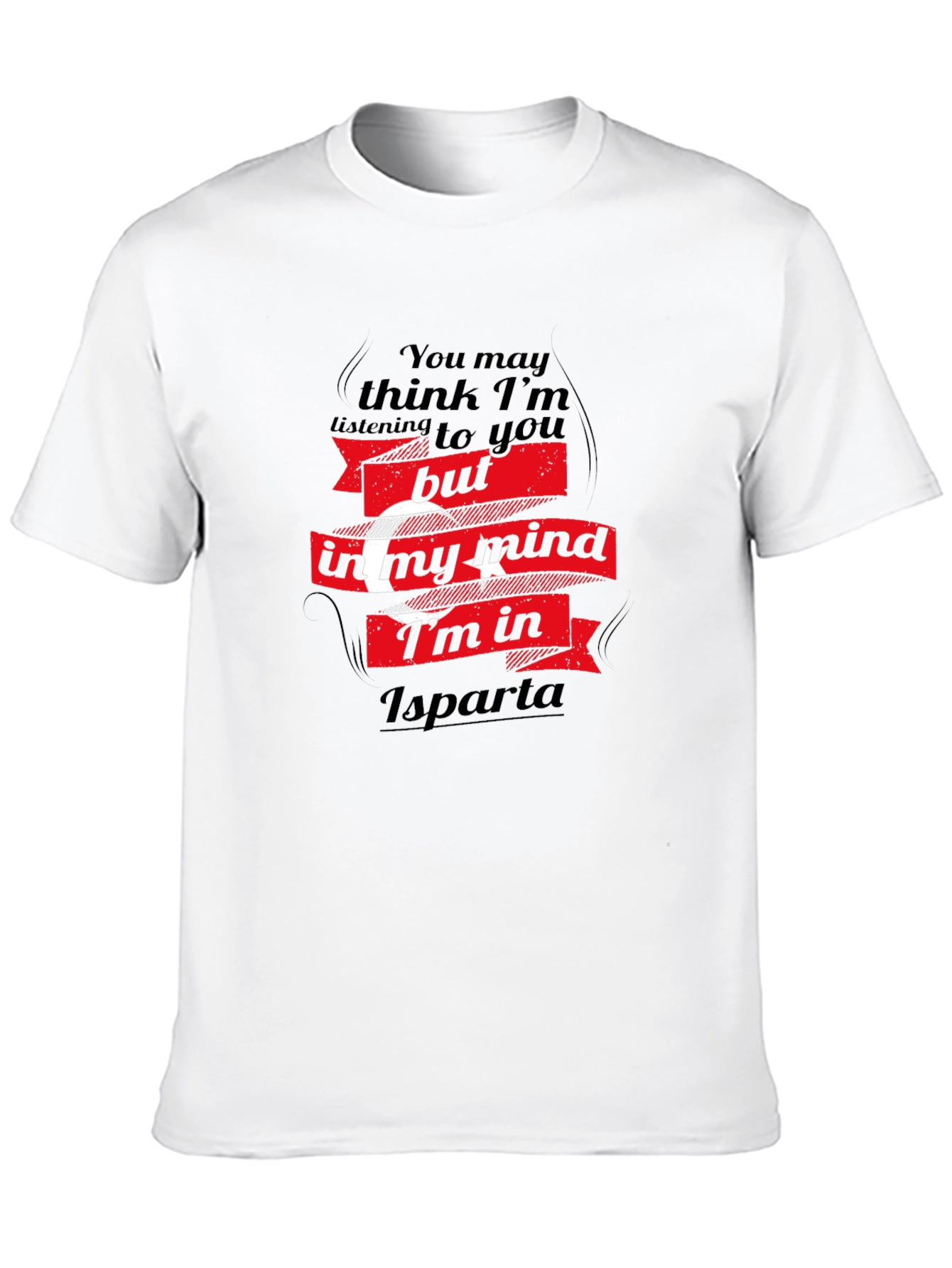 Isparta in My Mind Mens Black T-Shirt