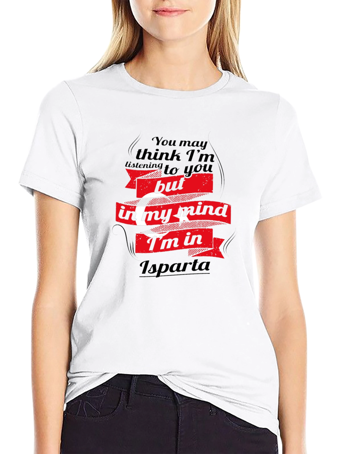 Isparta in My Mind Mens Black T-Shirt