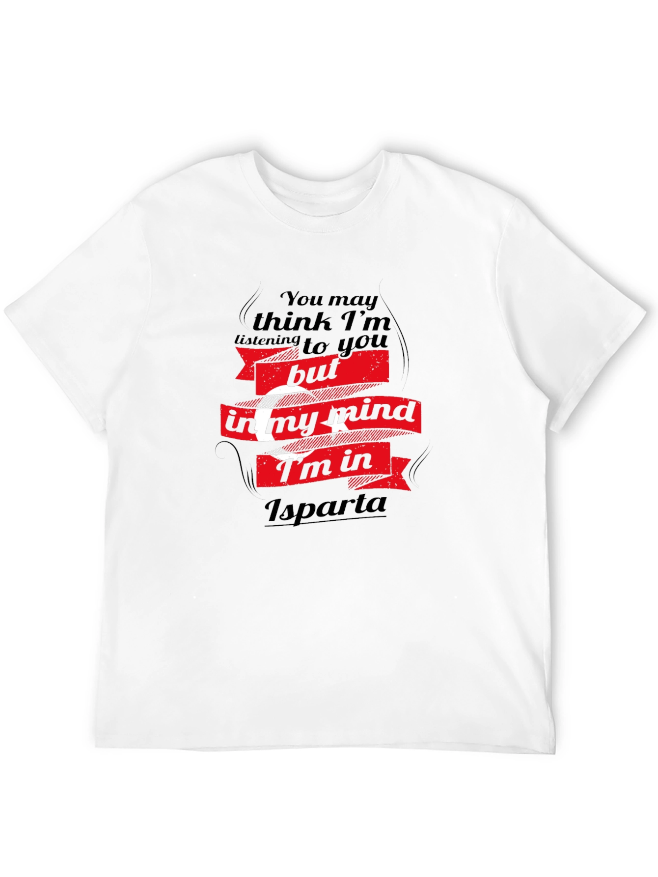 Isparta in My Mind Mens Black T-Shirt