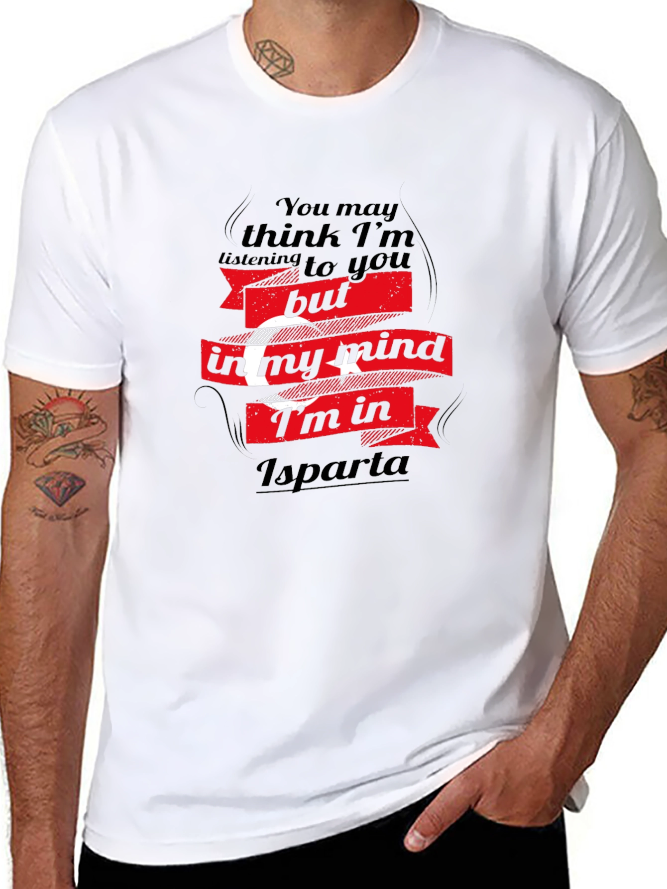 Isparta in My Mind Mens Black T-Shirt