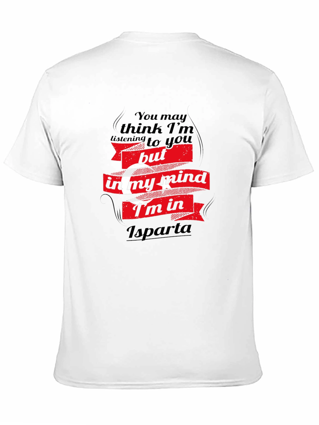 Isparta in My Mind Mens Black T-Shirt