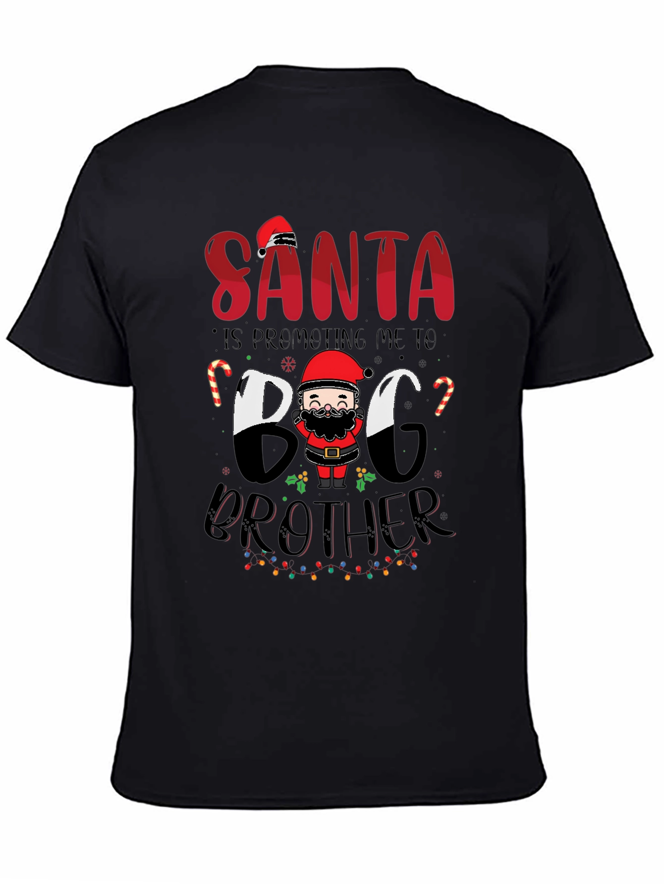 Promoted to Big Brother Santa Christmas Shirt