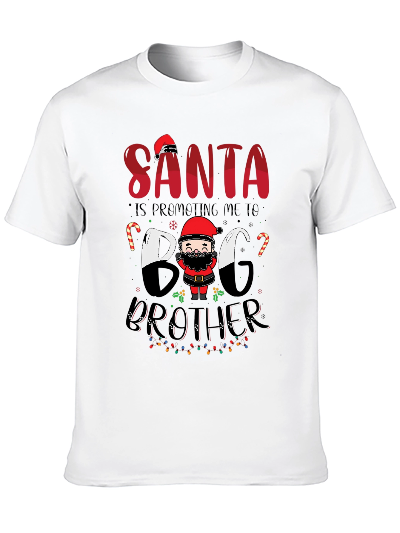 Promoted to Big Brother Santa Christmas Shirt