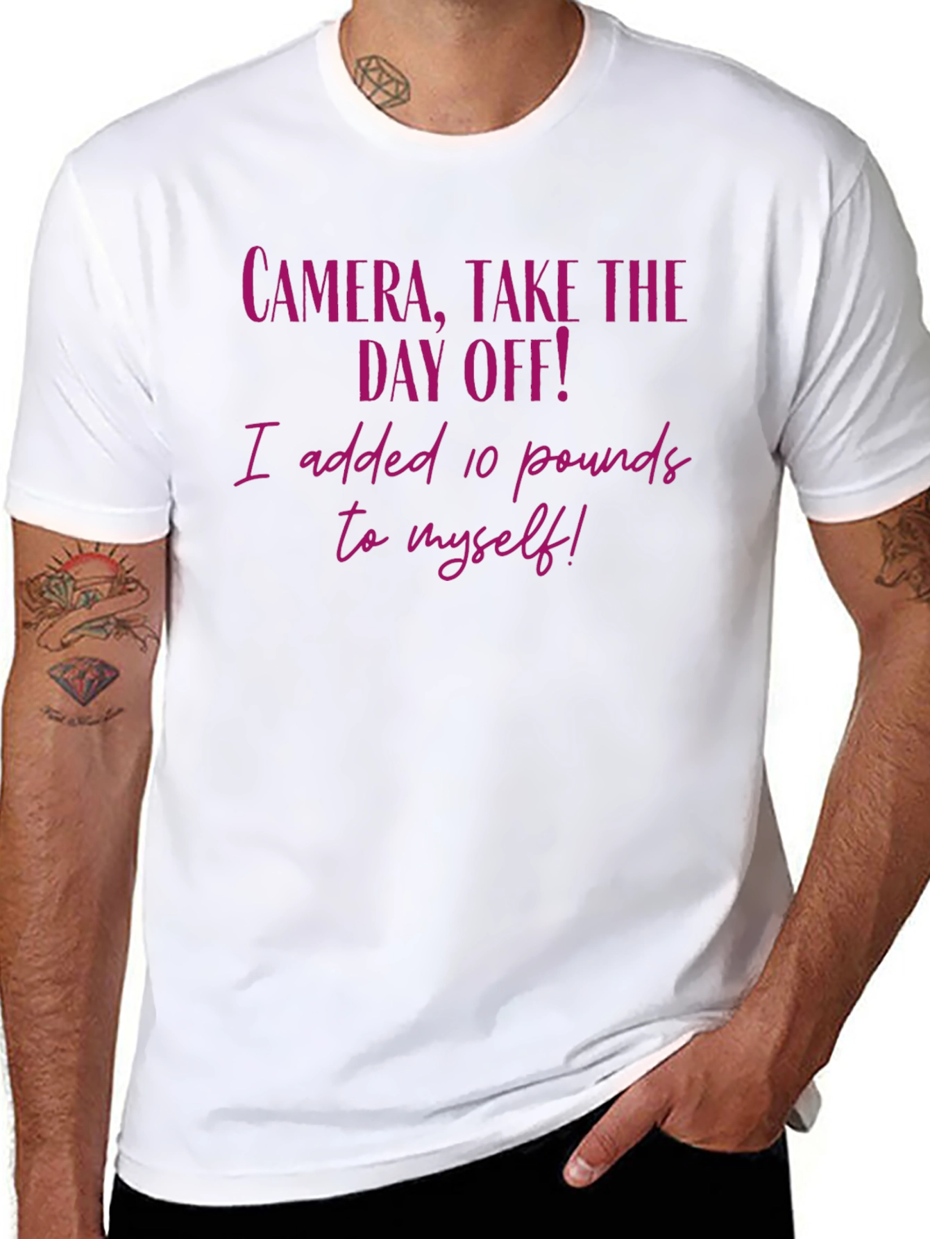 Funny Camera Take the Day Off Graphic Tee