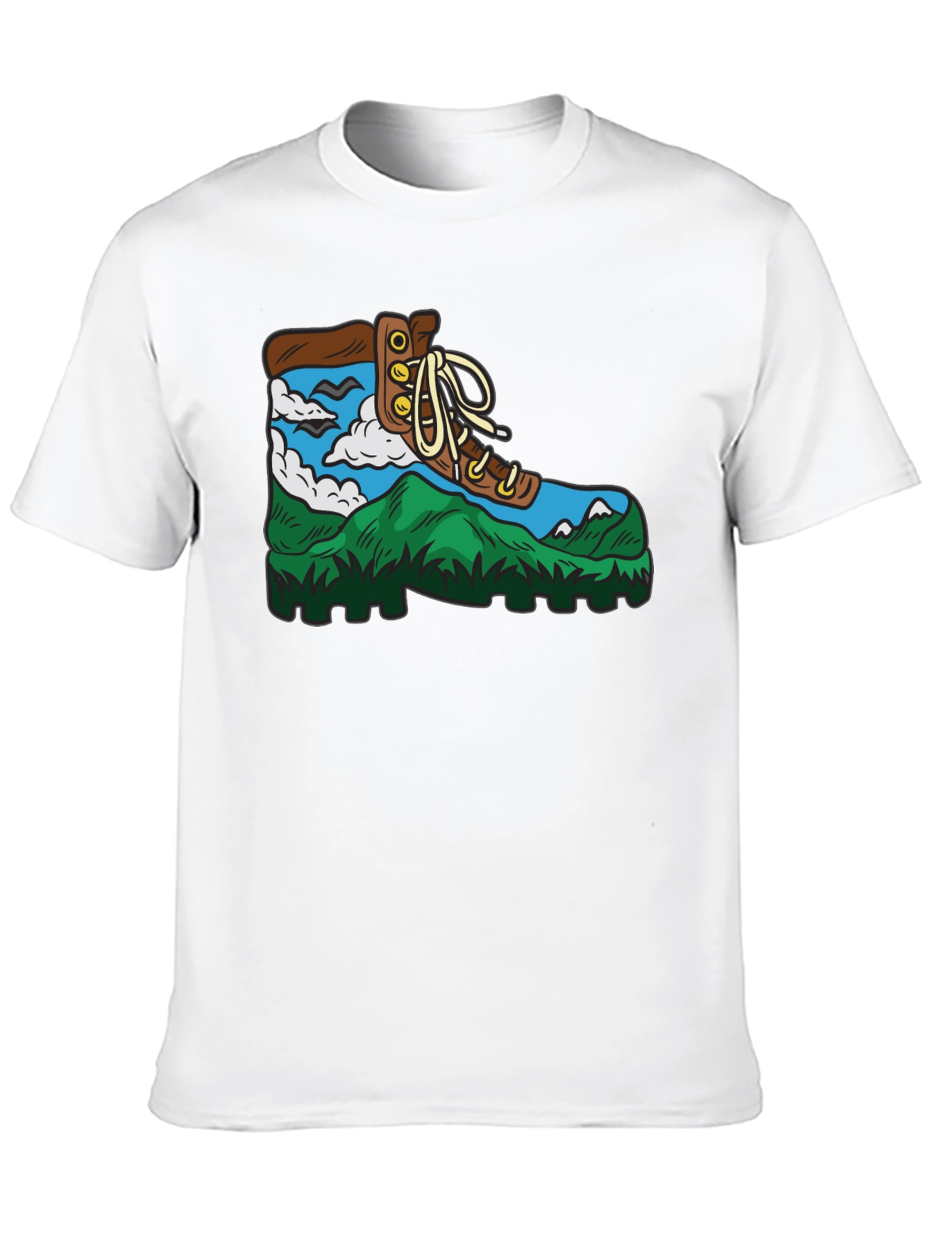 Nature Hiker Graphic T-Shirt - Black