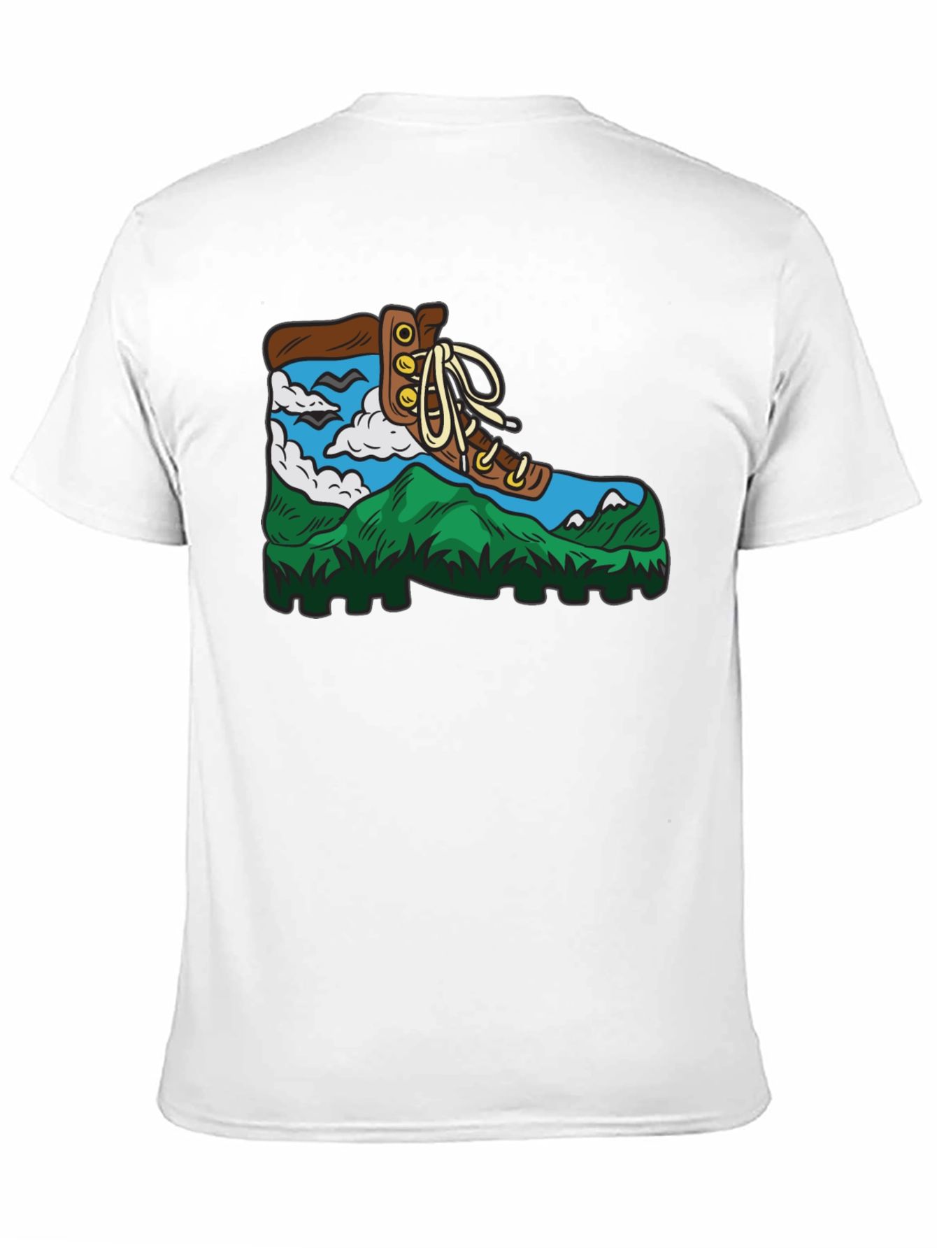 Nature Hiker Graphic T-Shirt - Black