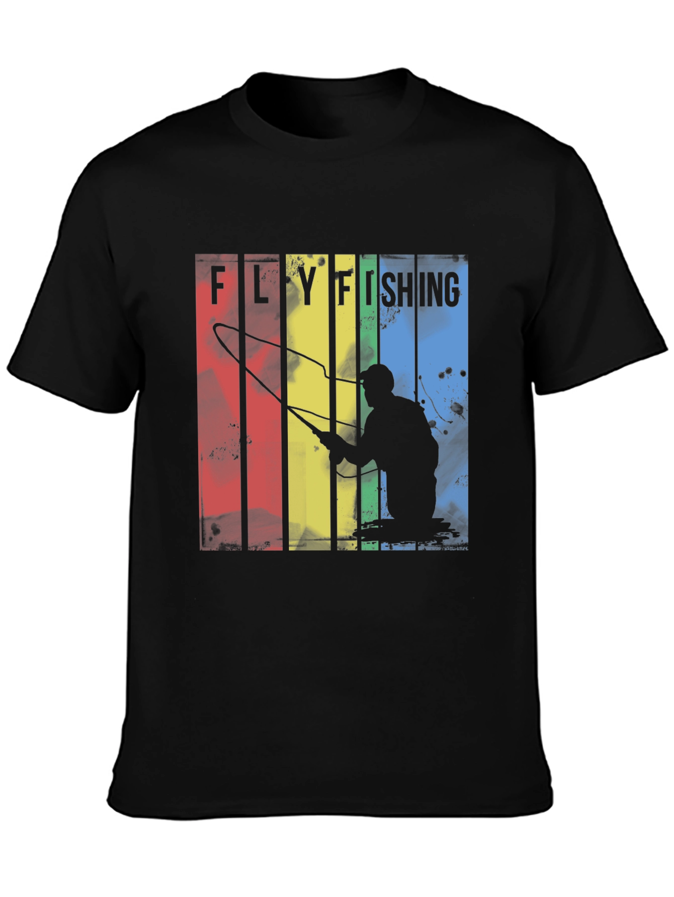 Fly Fishing Retro Graphic Tee