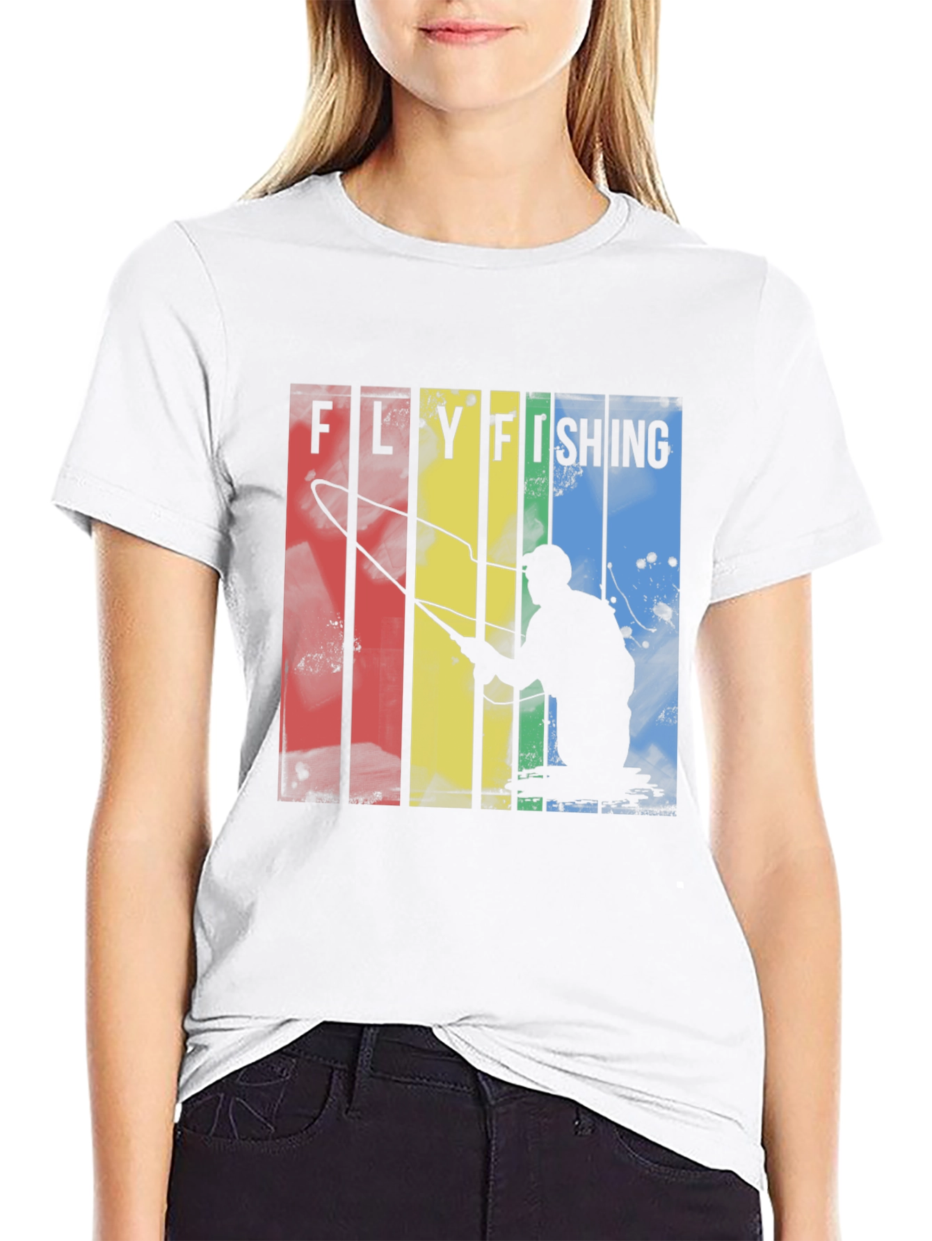 Fly Fishing Retro Graphic Tee