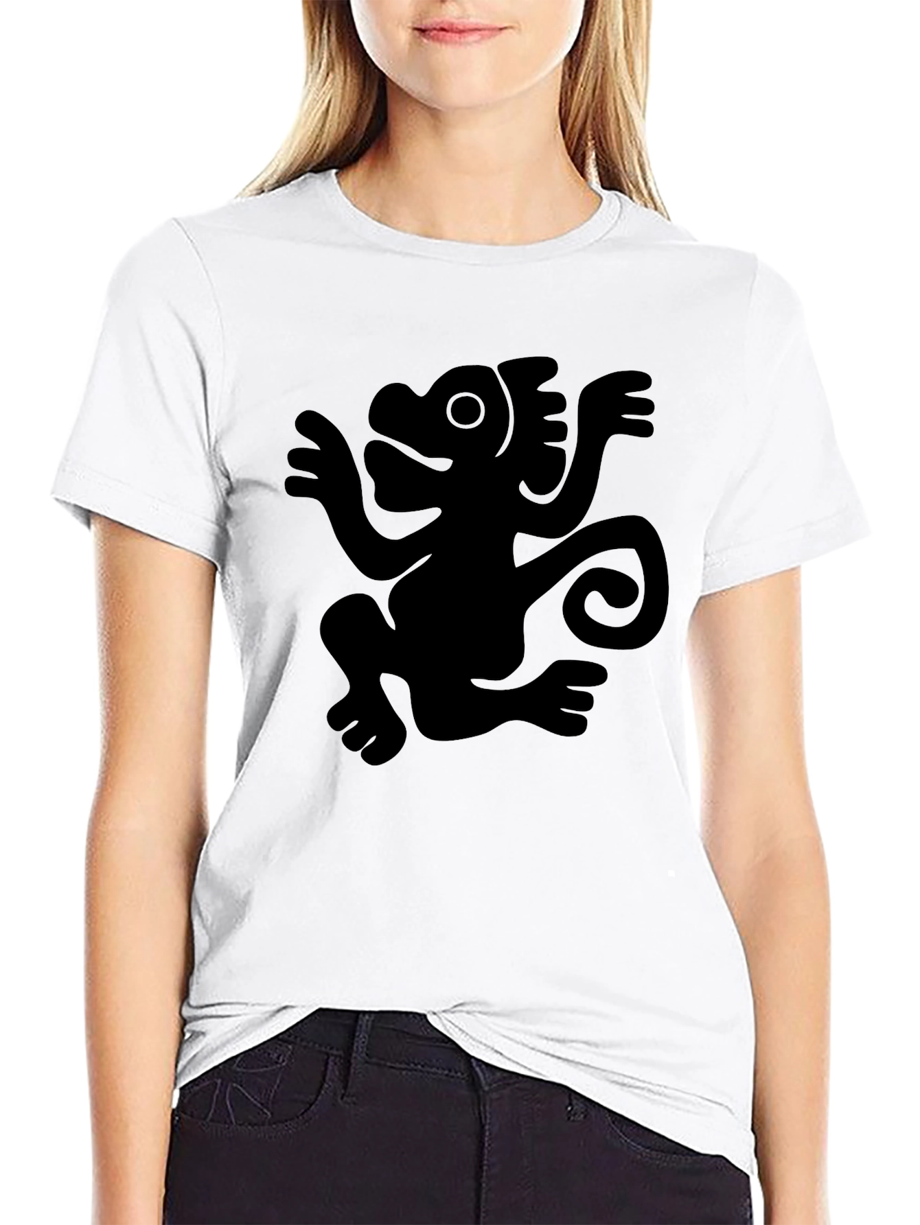 Monkey Graphic Black Tee