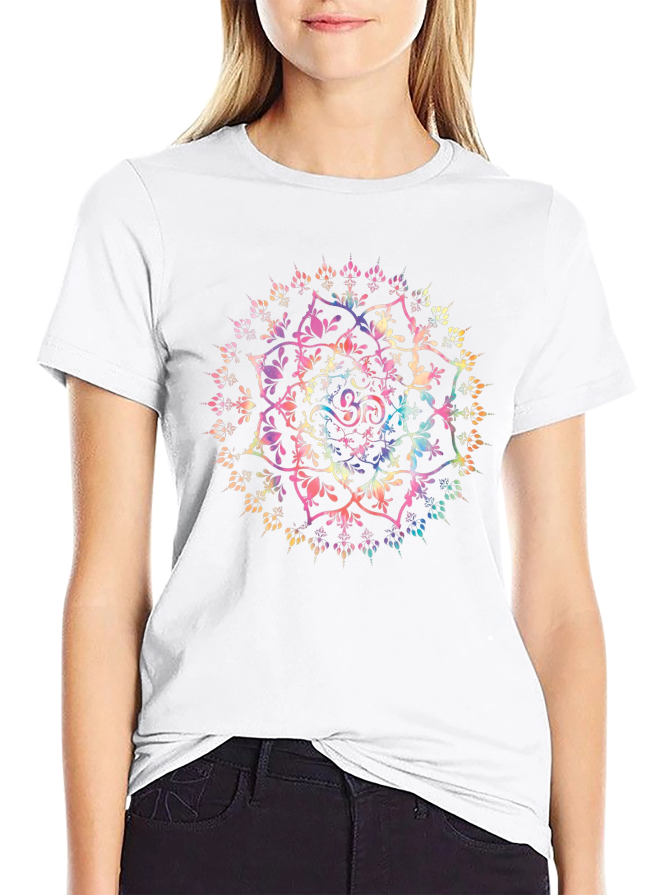Om Mandala T-Shirt - Spiritual Yoga Design