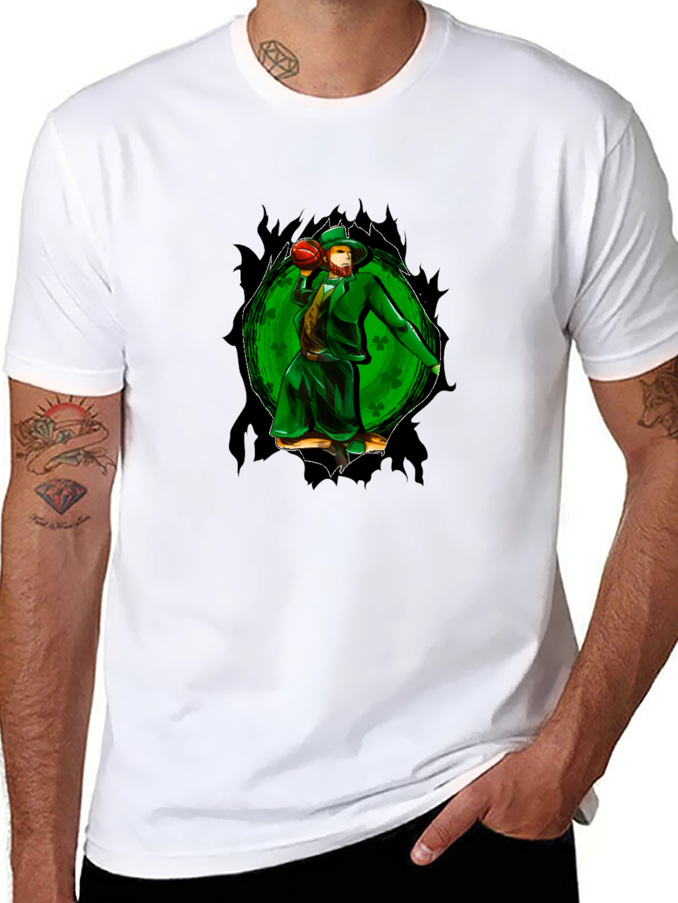 Leprechaun Basketball T-Shirt