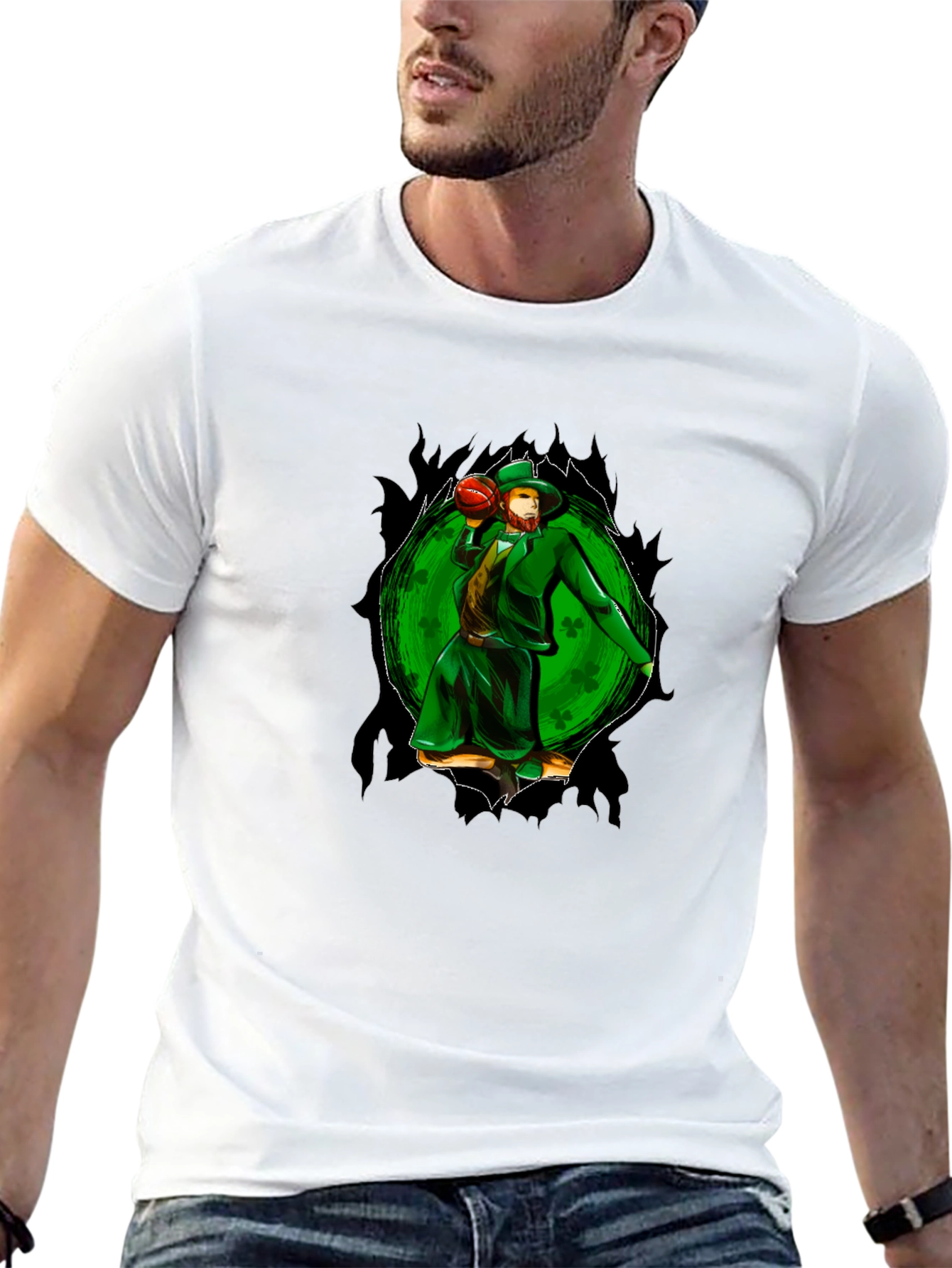 Leprechaun Basketball T-Shirt