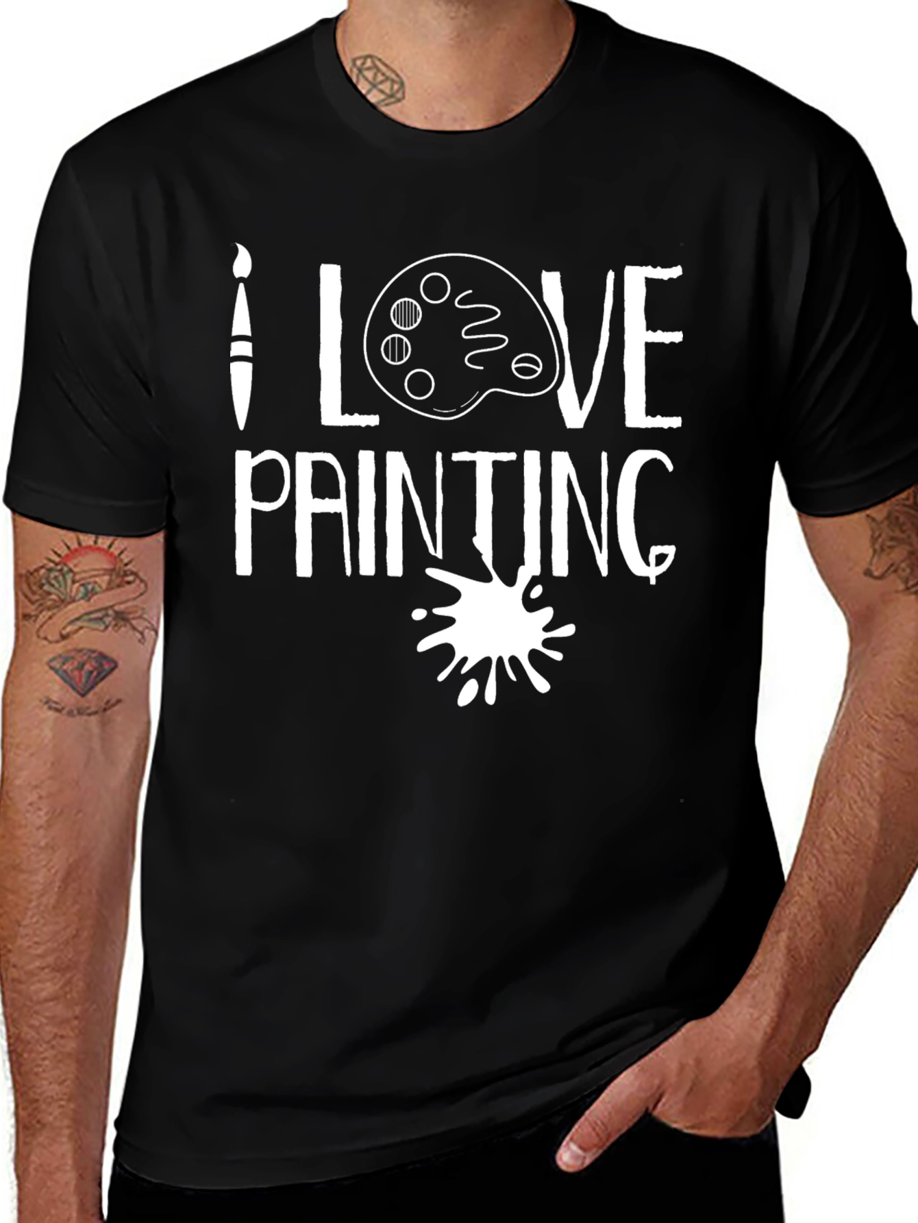 I Love Painting T-Shirt - Artist Gift