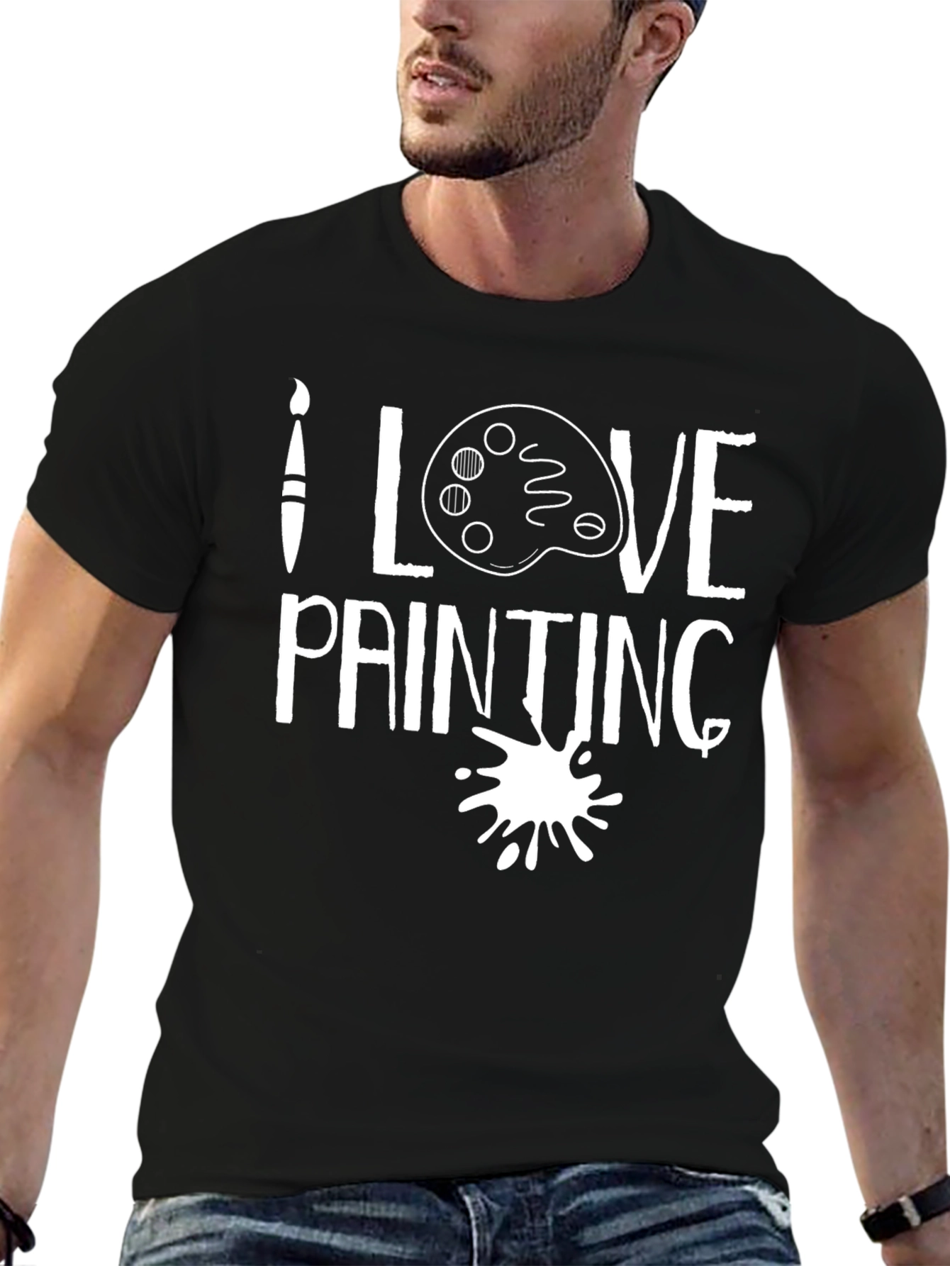 I Love Painting T-Shirt - Artist Gift