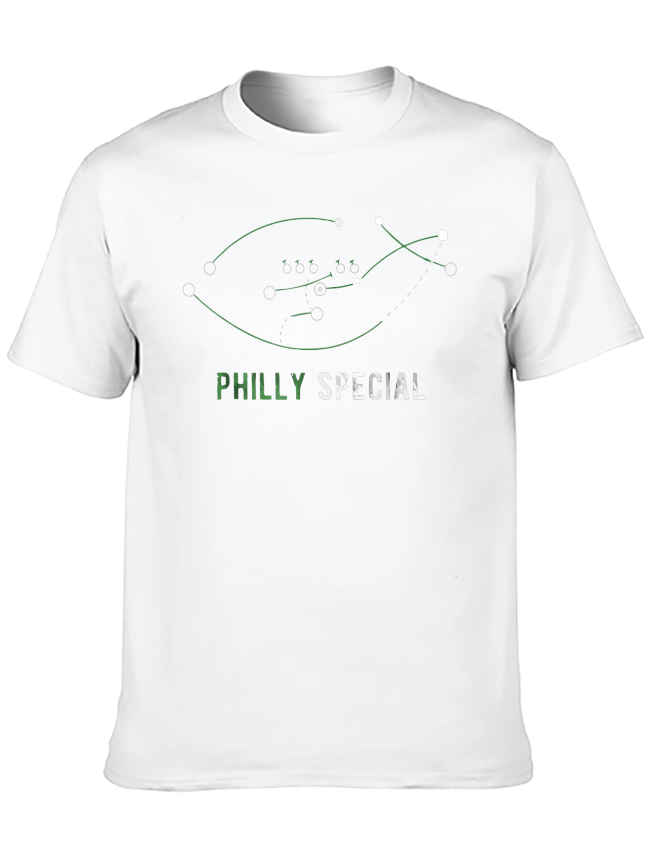 Philly Special Football Play Black T-Shirt