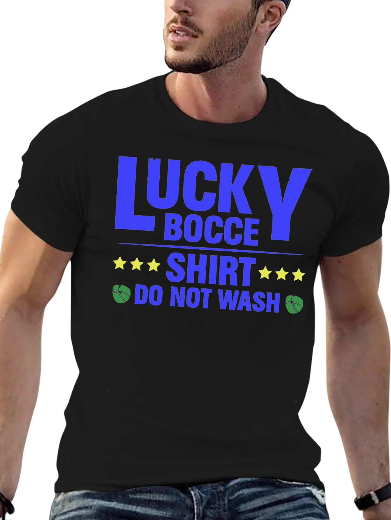 Lucky Bocce T-Shirt - Do Not Wash Novelty