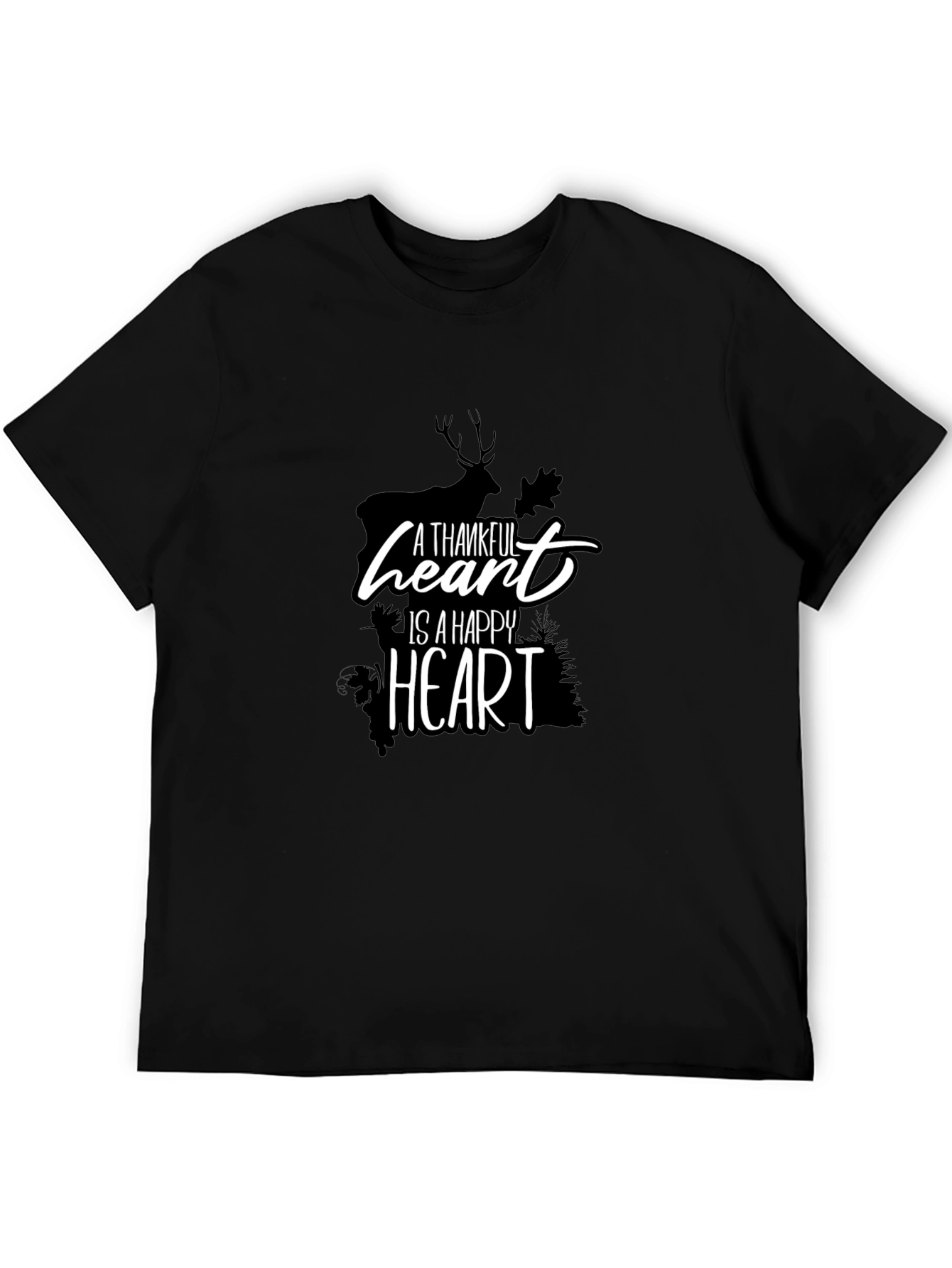 Thankful Heart Graphic Tee - Stylish Comfort