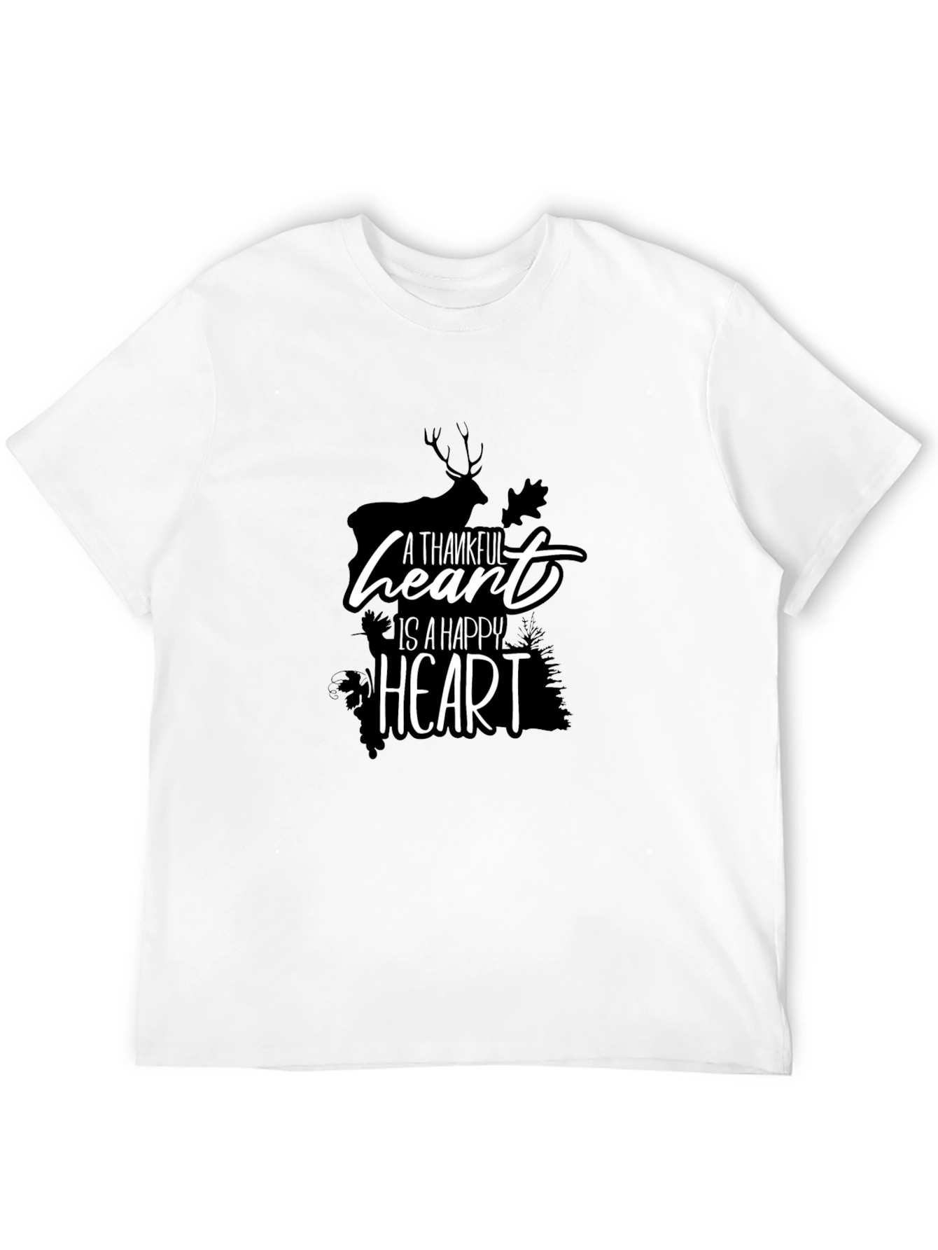 Thankful Heart Graphic Tee - Stylish Comfort