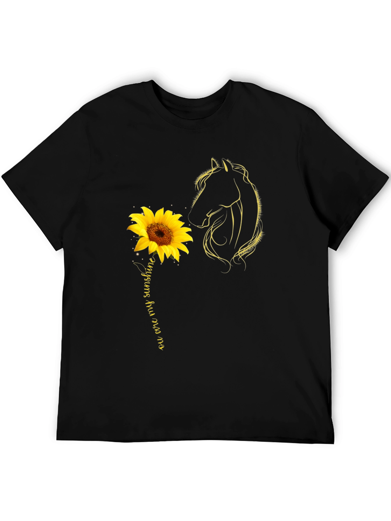 Sunflower Horse T-Shirt - You are my Sunshine