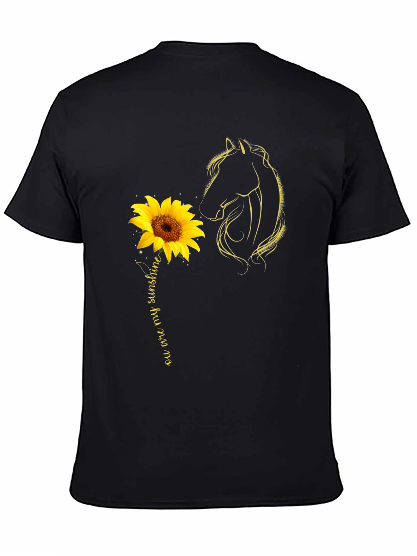 Sunflower Horse T-Shirt - You are my Sunshine