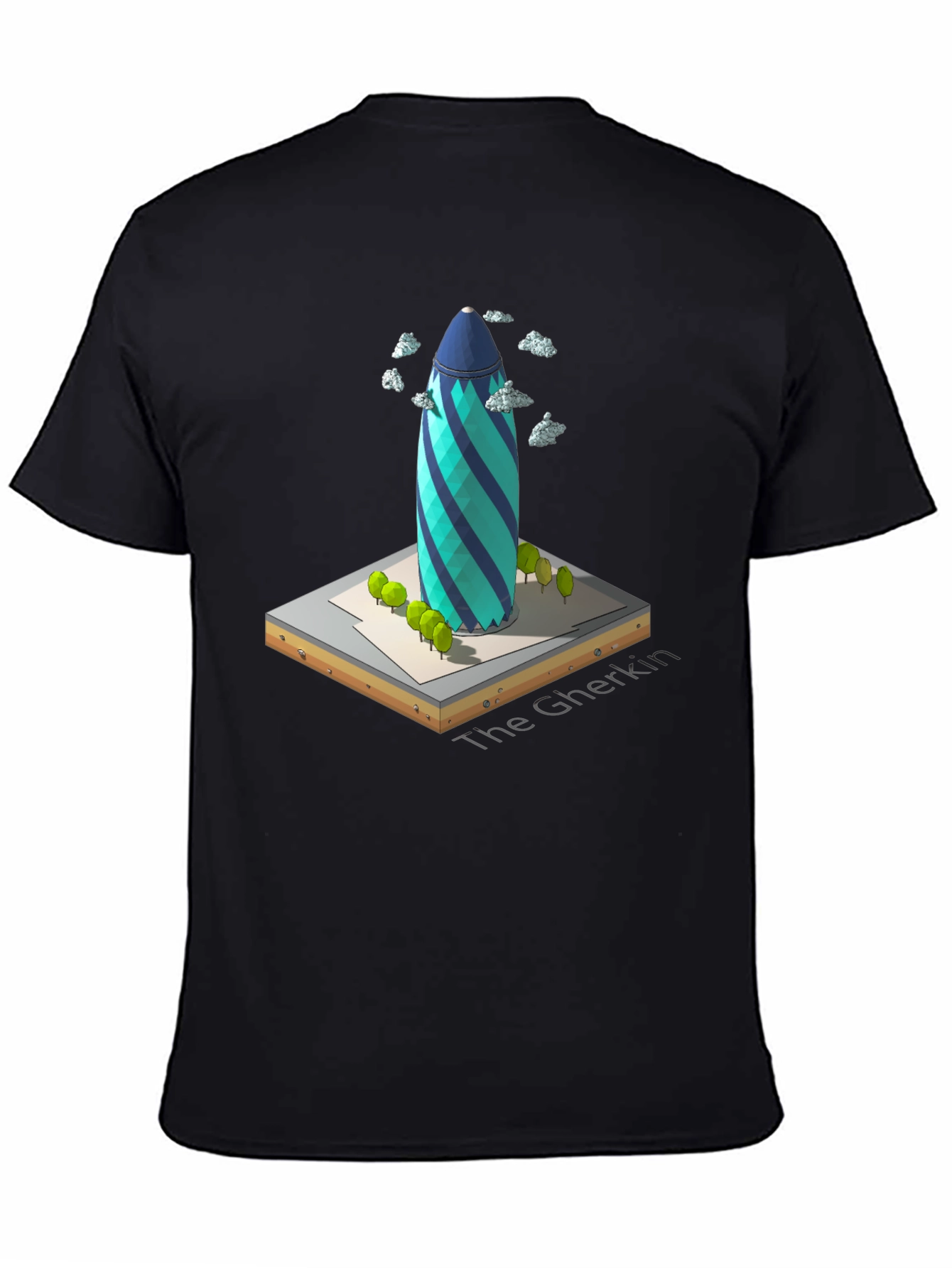 The Gherkin Building T-Shirt - Unique London Landmark Tee