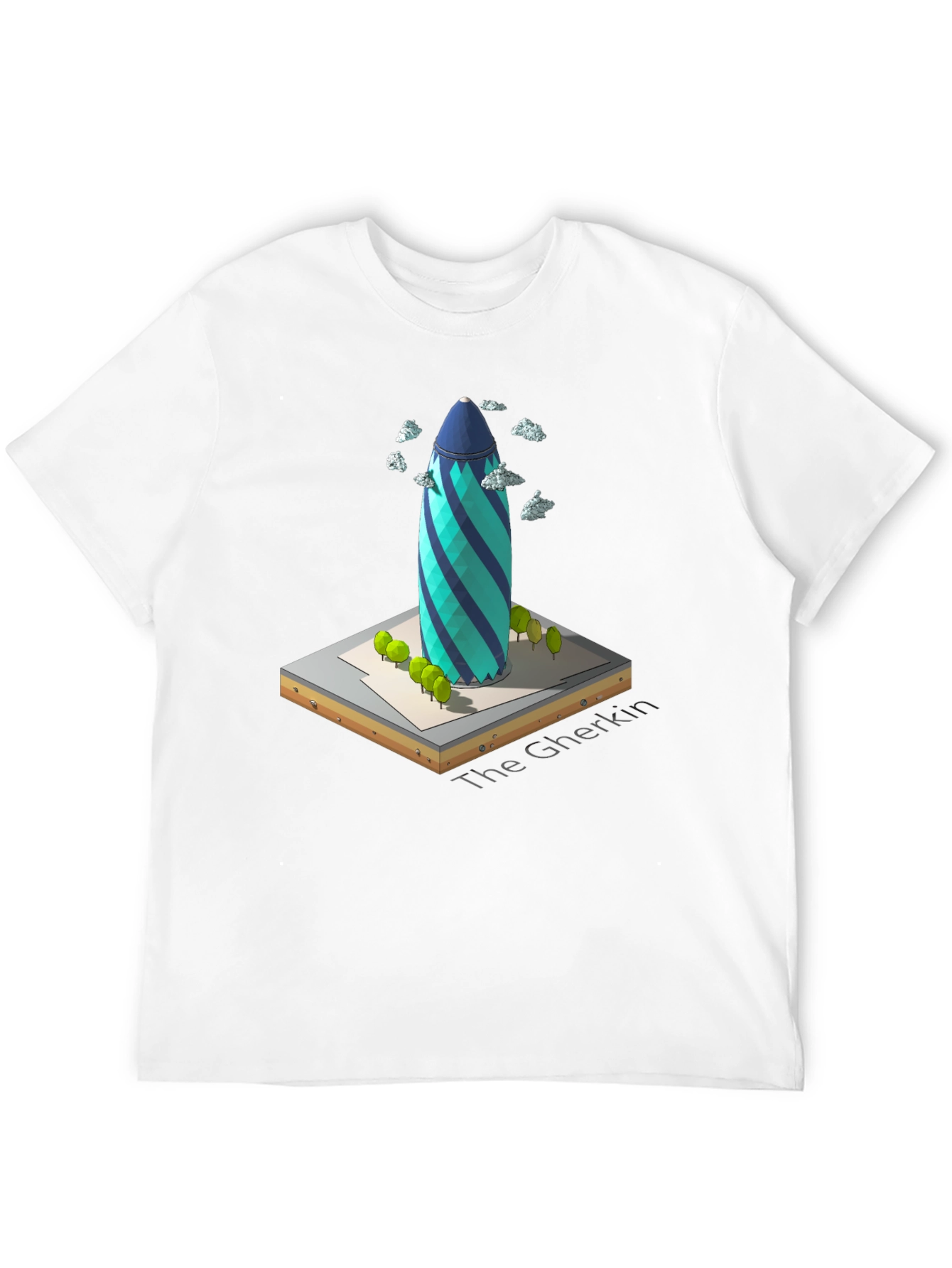 The Gherkin Building T-Shirt - Unique London Landmark Tee