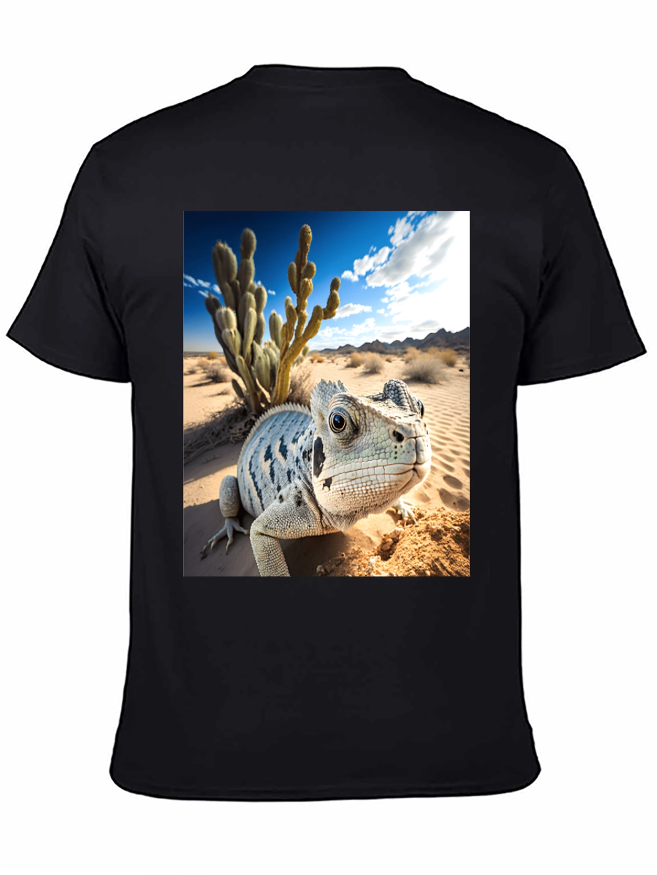 Lizard Desert Graphic Tee - Black