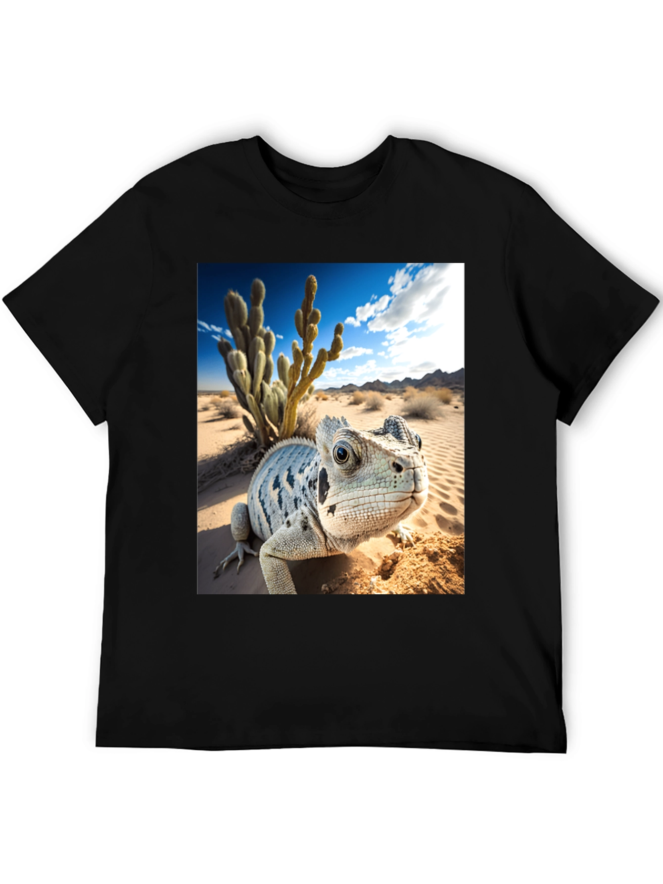 Lizard Desert Graphic Tee - Black