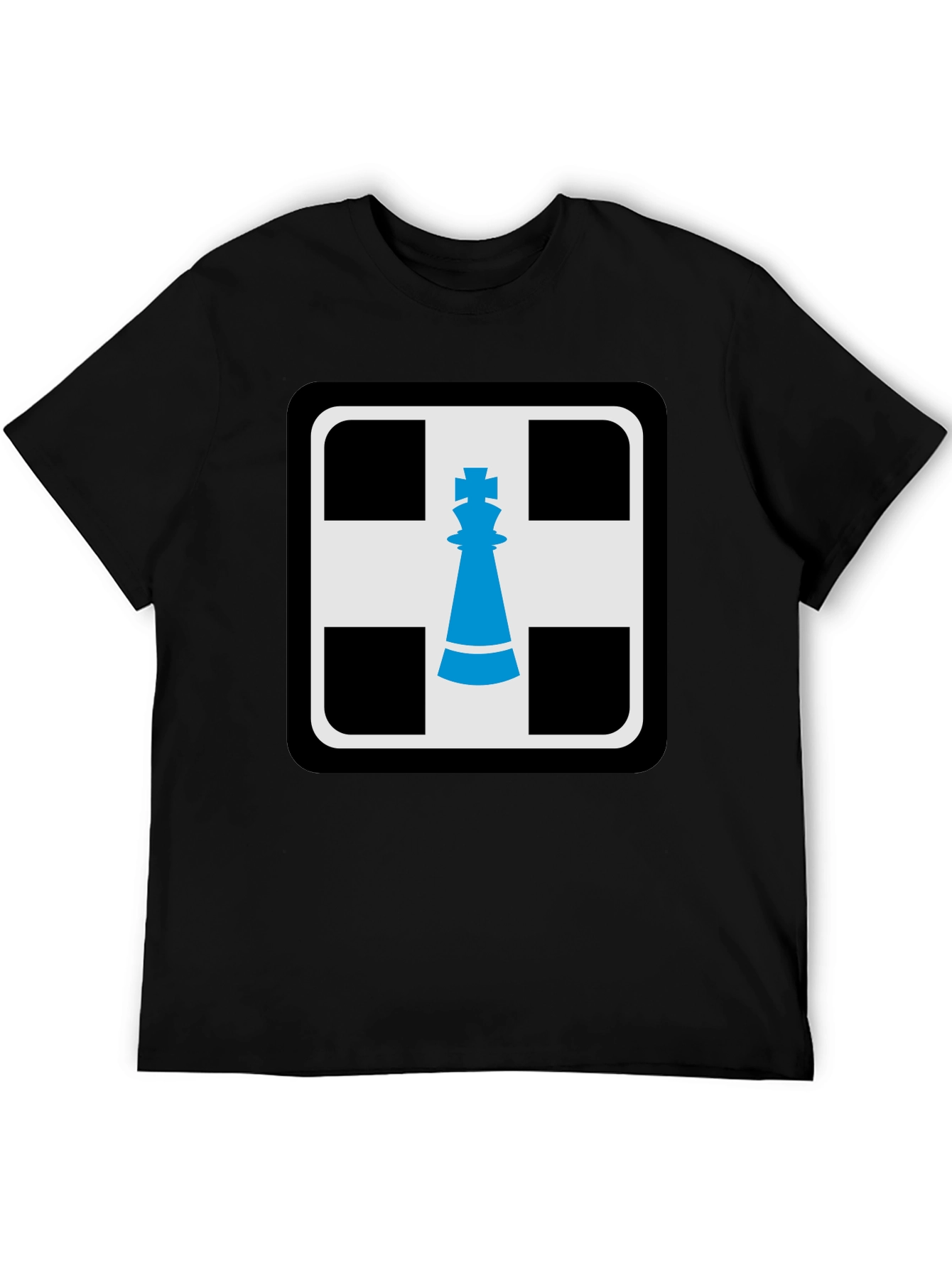 Chess King Graphic T-Shirt - Black