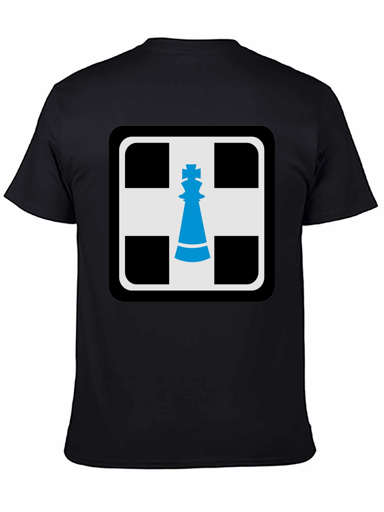 Chess King Graphic T-Shirt - Black